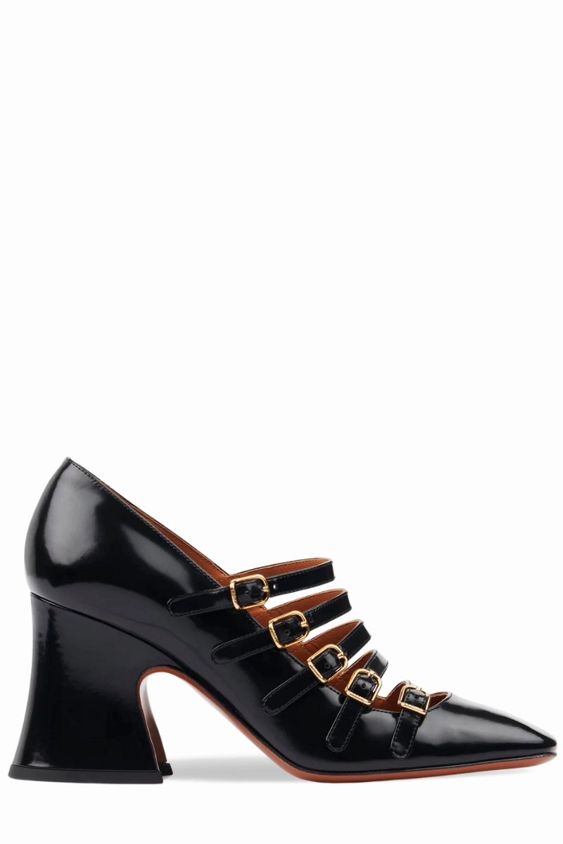 Janis Pump Shock absorption Gold High Heeled Sandals