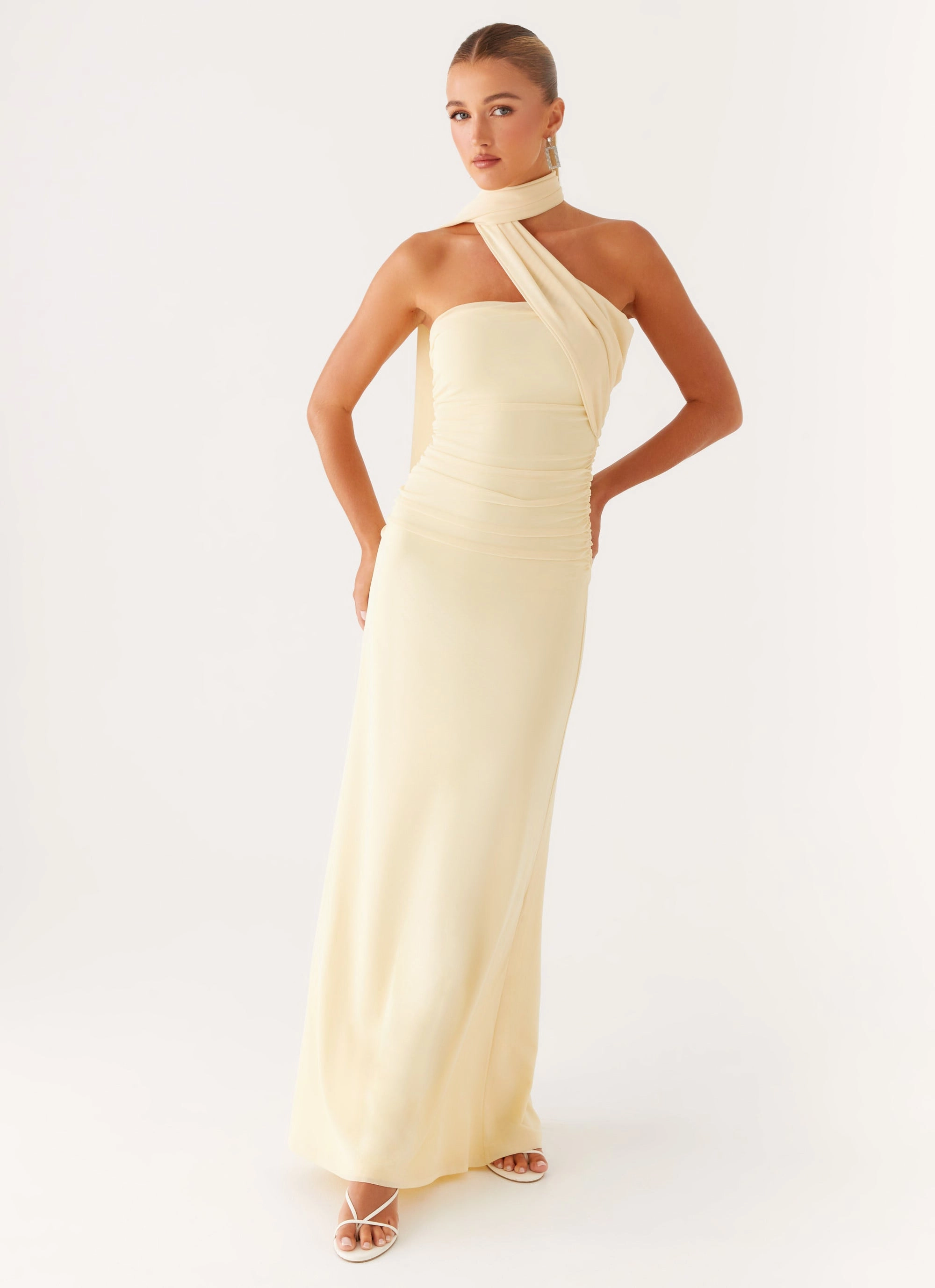 Songbird Maxi Dress - Yellow Comfortable Look Quiet Glow