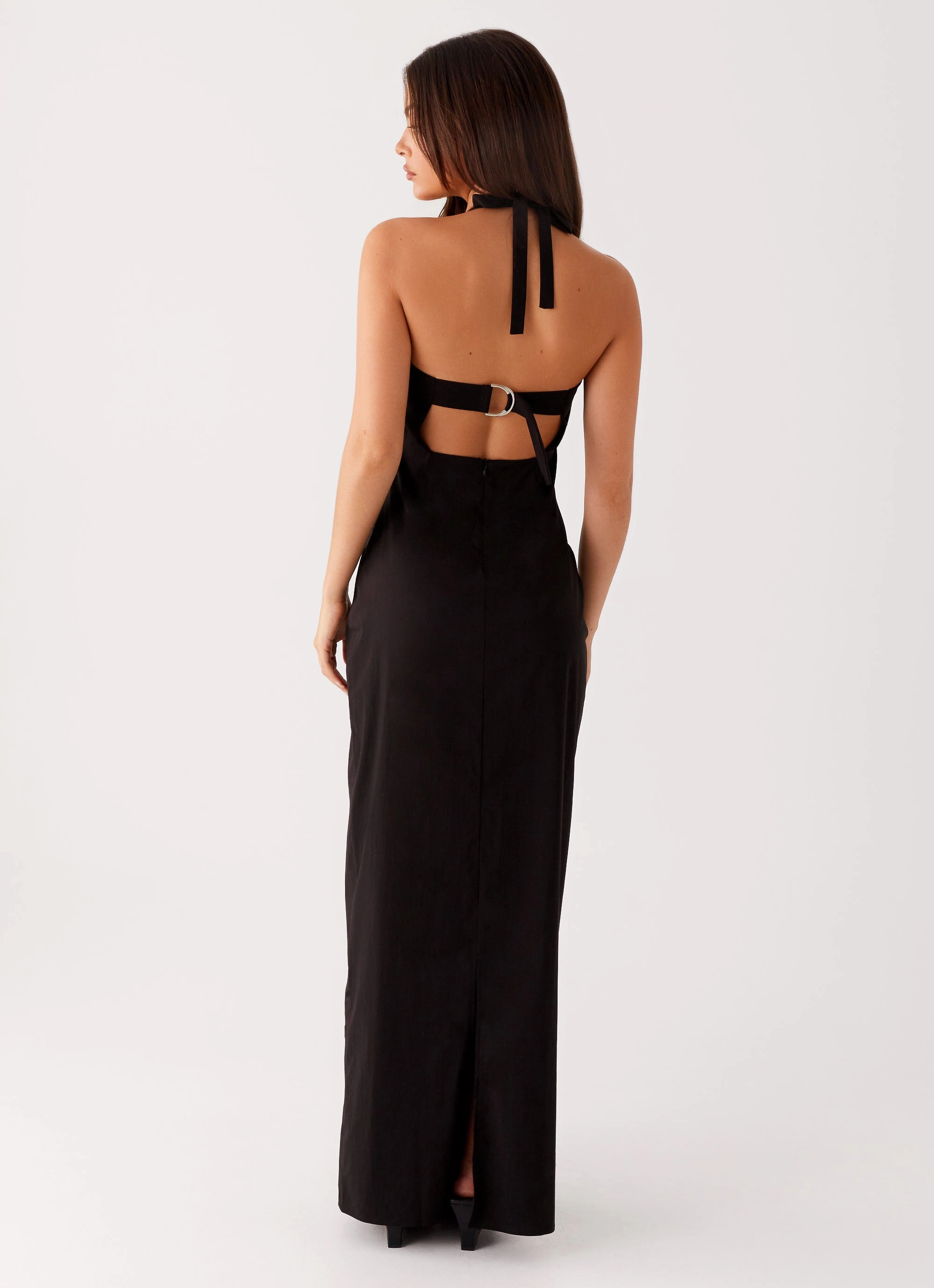 Beach Walk Flattering Look Cheryl Maxi Dress - Black
