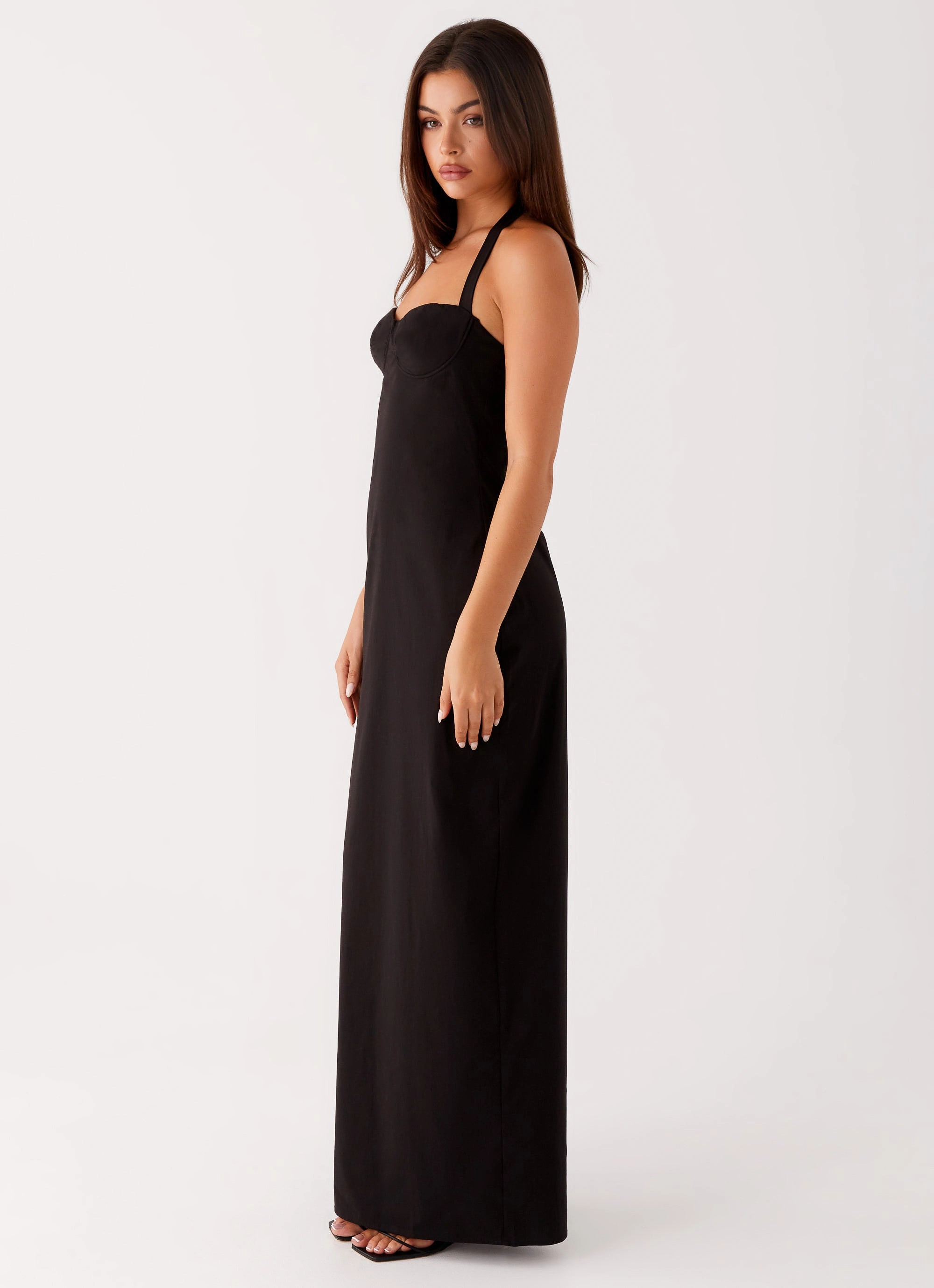 Cheryl Maxi Dress - Black Breezy Comfort