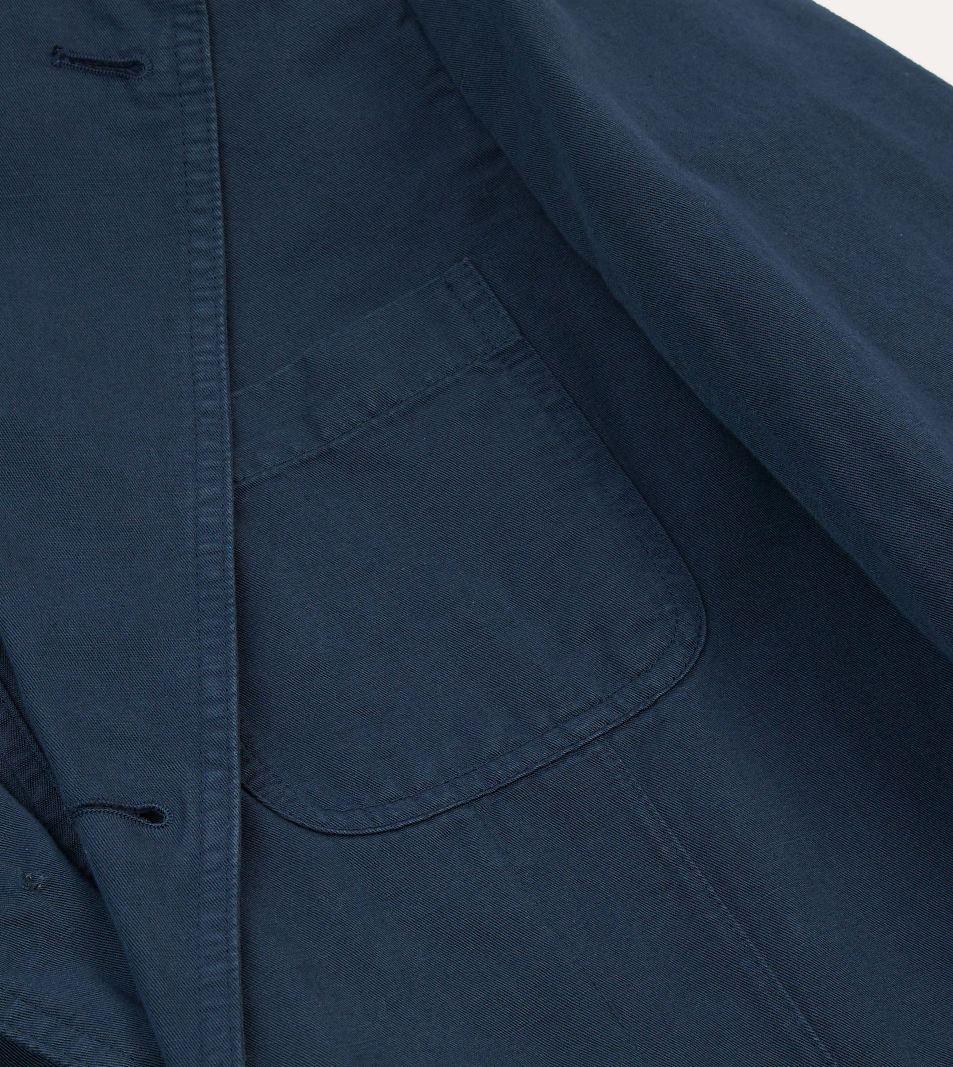 Versatile Fit Sleek and Smart Navy Cotton Linen Games Blazer Mk. I