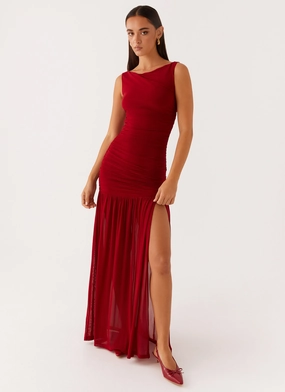 Bridal-Shower Manon Maxi Dress - Red