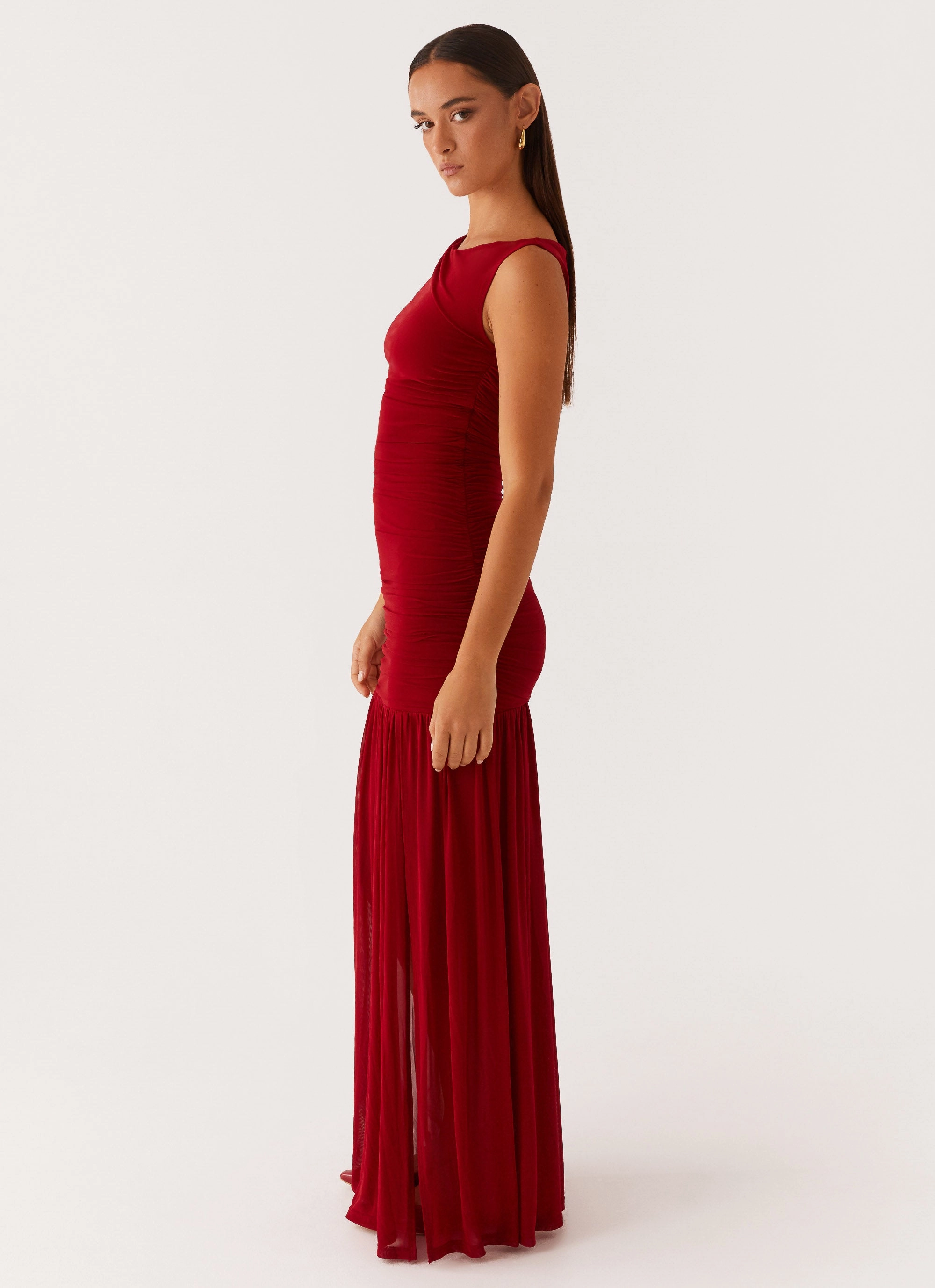Manon Maxi Dress - Red Artistic Edge
