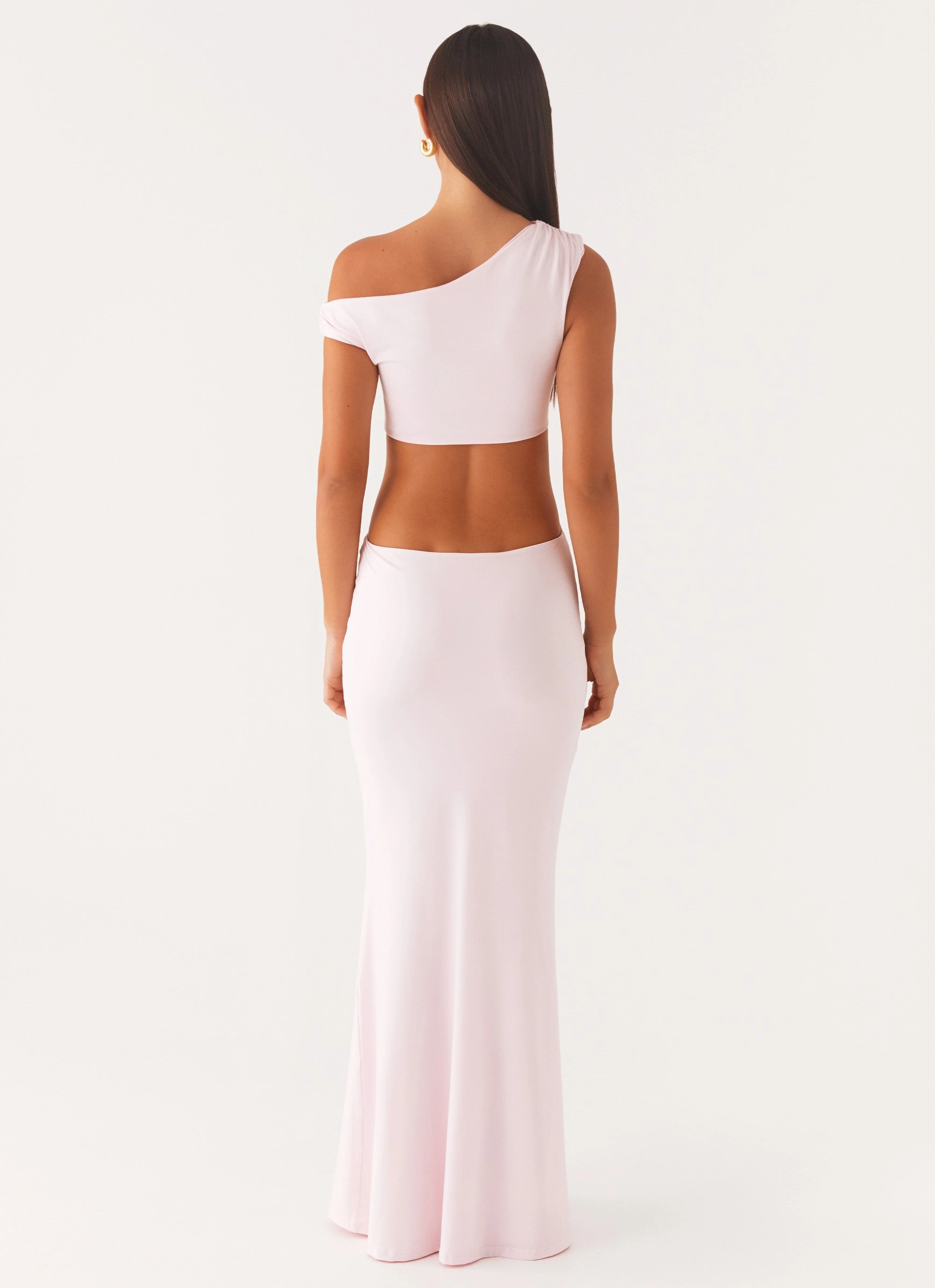 Veronica Maxi Dress - Pink Jewel Accent