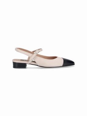 Oceano" Slingback Mules ?C Beige Comfort Straps GelCushion