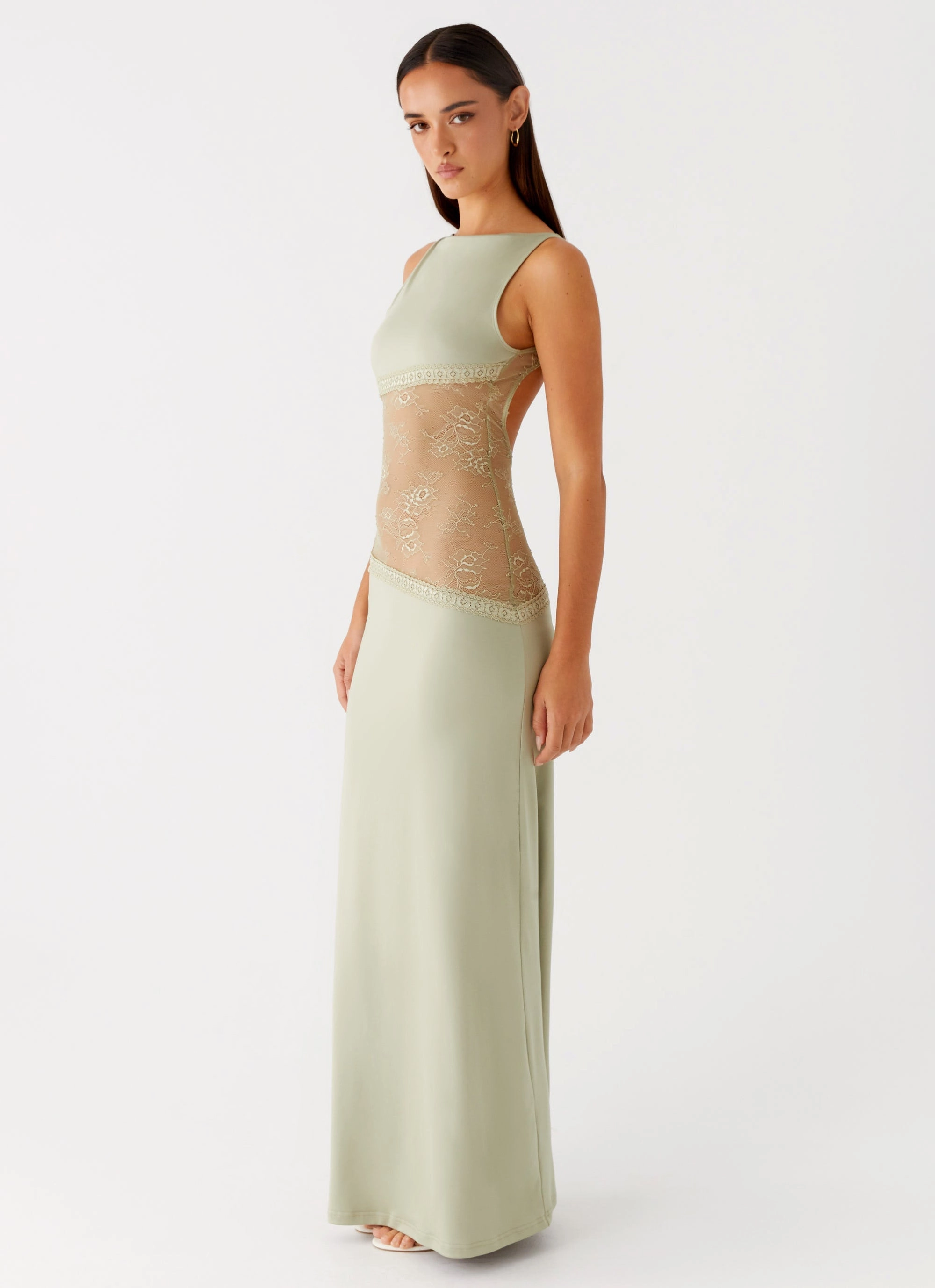 Lucinda Maxi Dress - Sage Chill Wear Perfect Shape