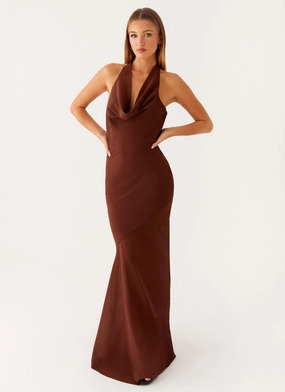 Seasonal Layering Sullivan Maxi Dress - Chocolate