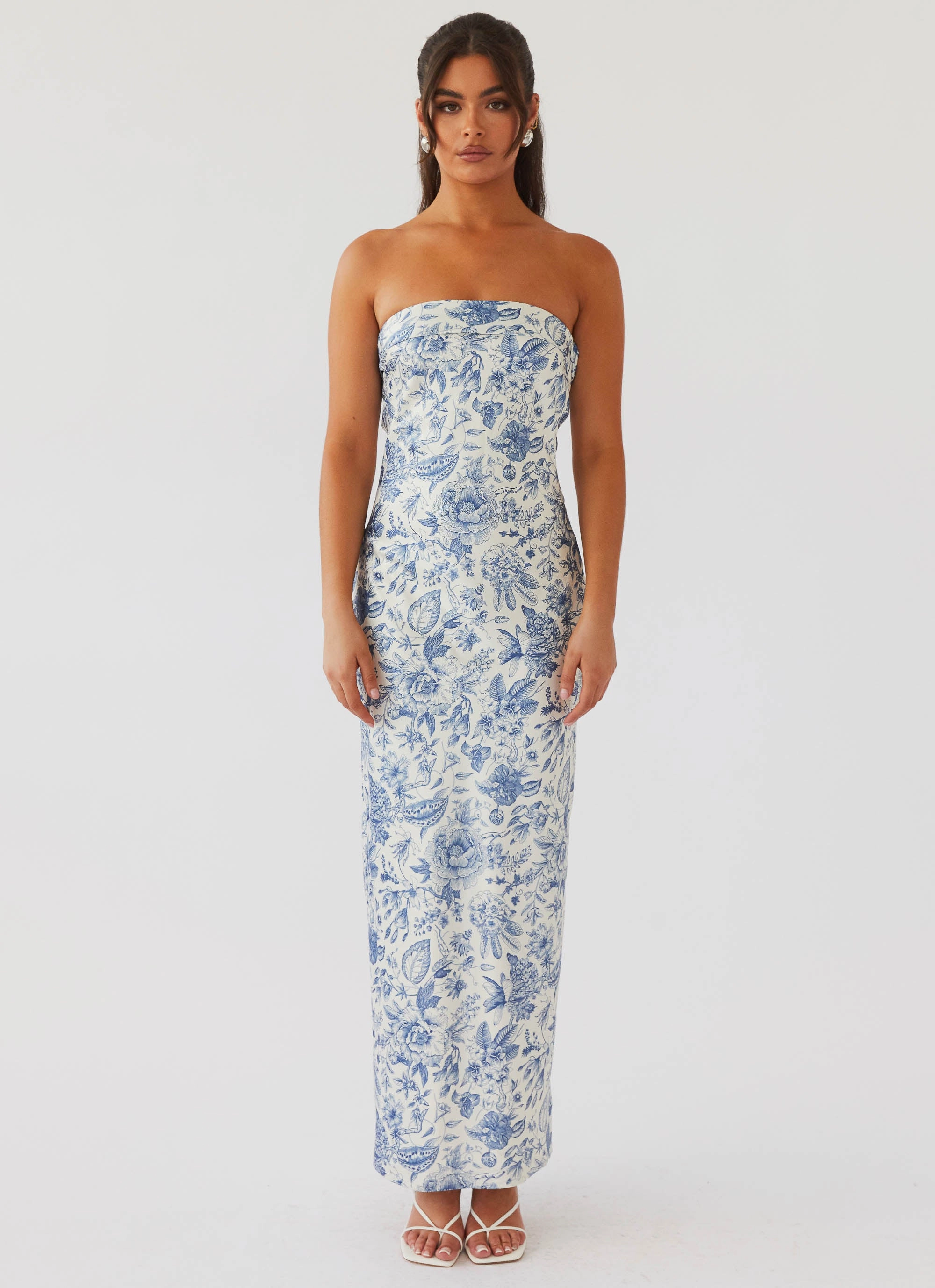 Summer Lover Maxi Dress - Blue Paisley Smart Glide Relaxed Mood
