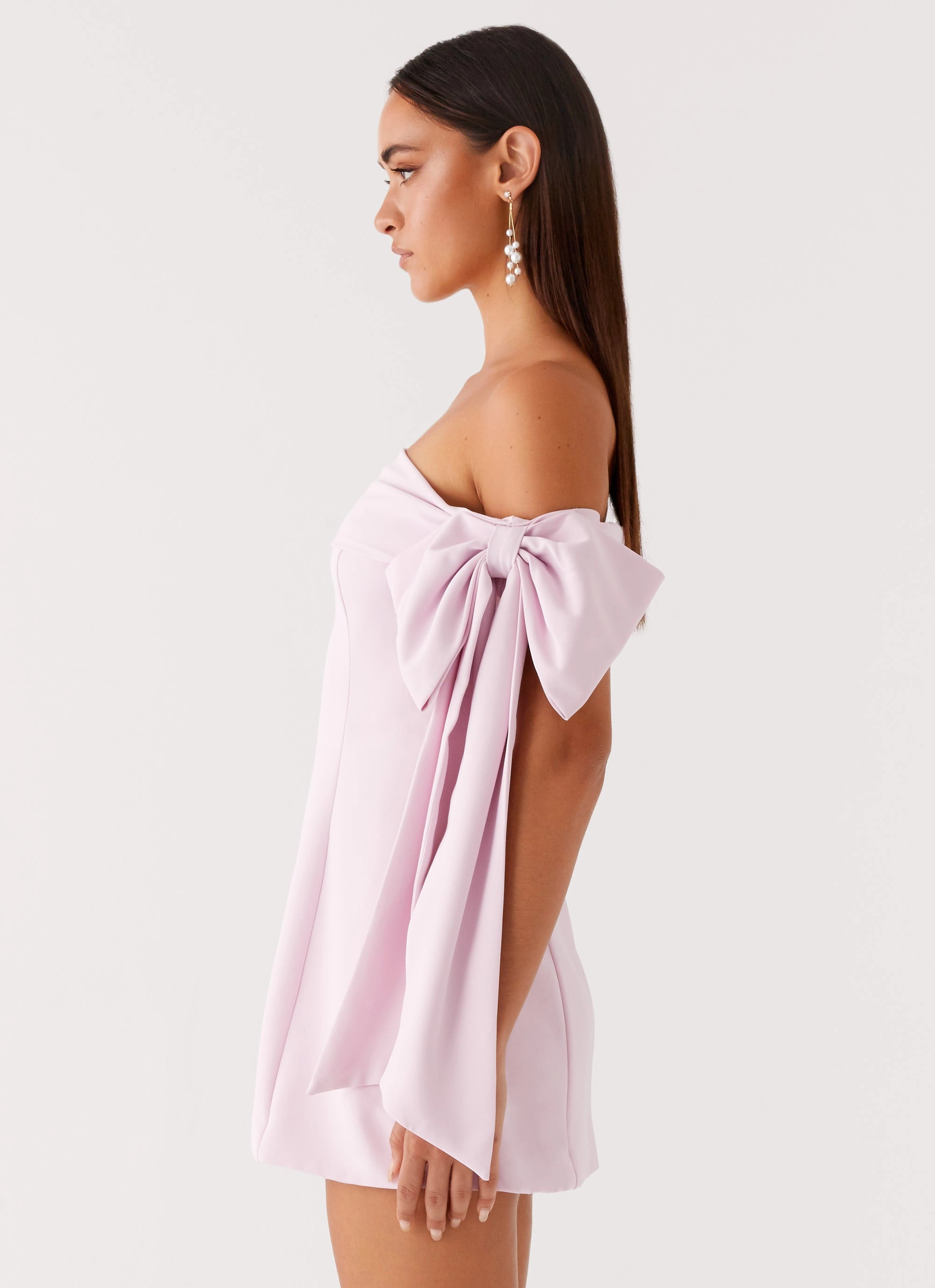 Lawn Soft Akari Mini Dress - Pink