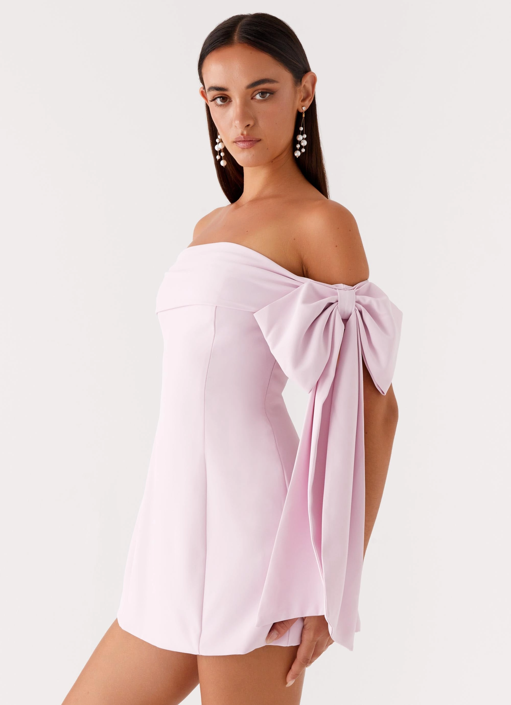 Akari Mini Dress - Pink Easy and Effortless Simple yet chic gown