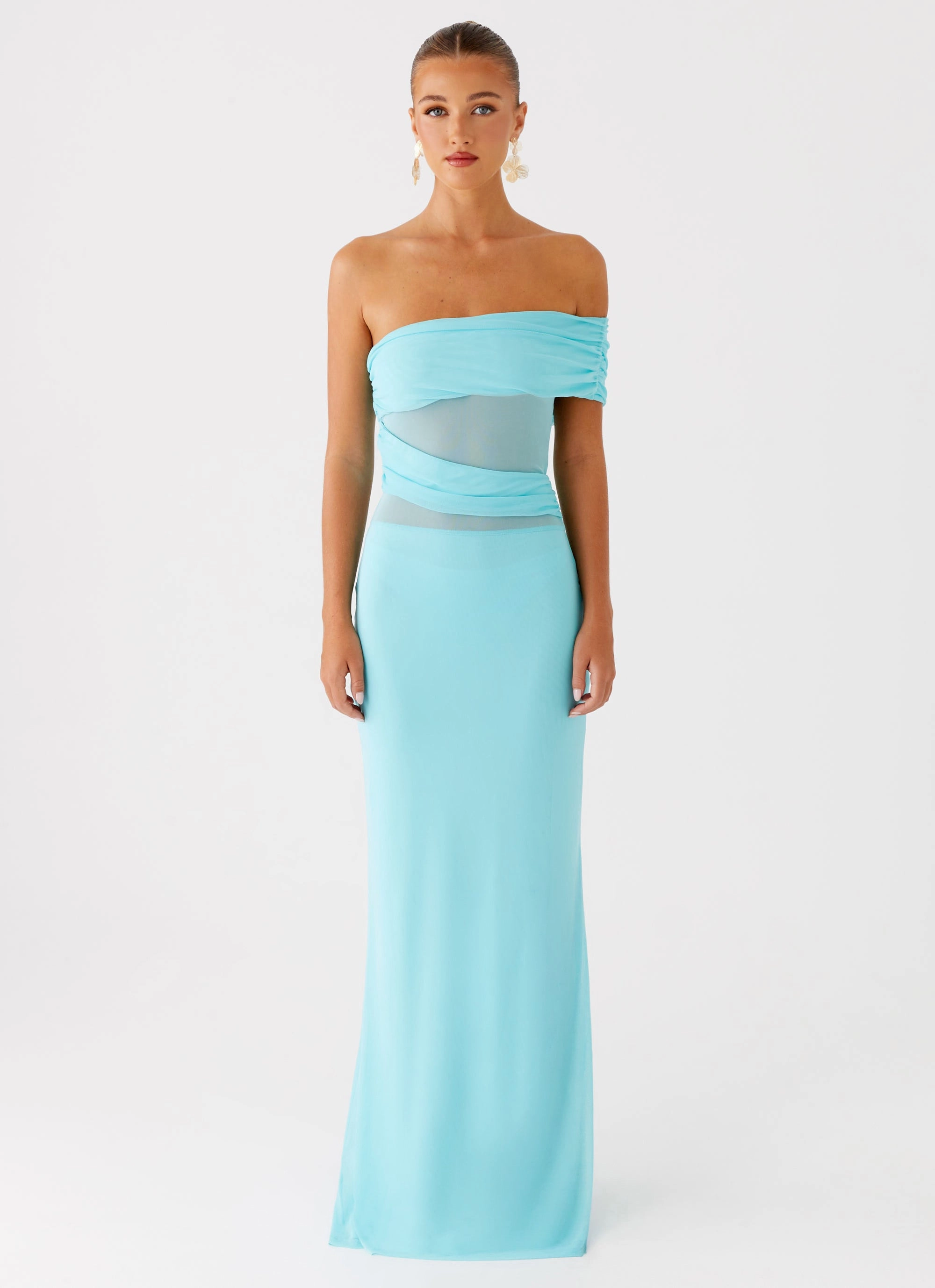 Lumi Maxi Dress - Turquoise Luxe Appeal