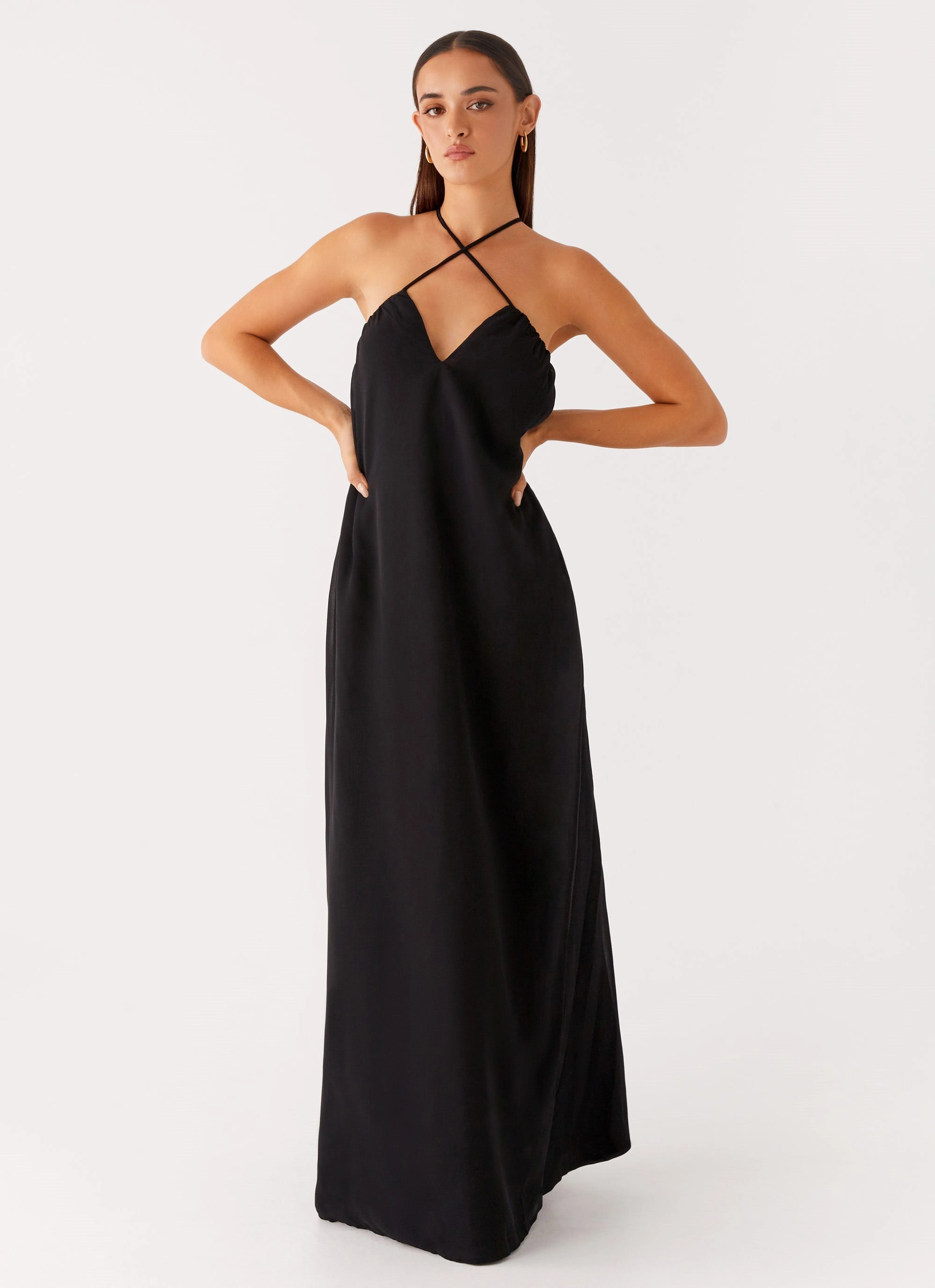Saba Maxi Dress - Black Smart Fashion