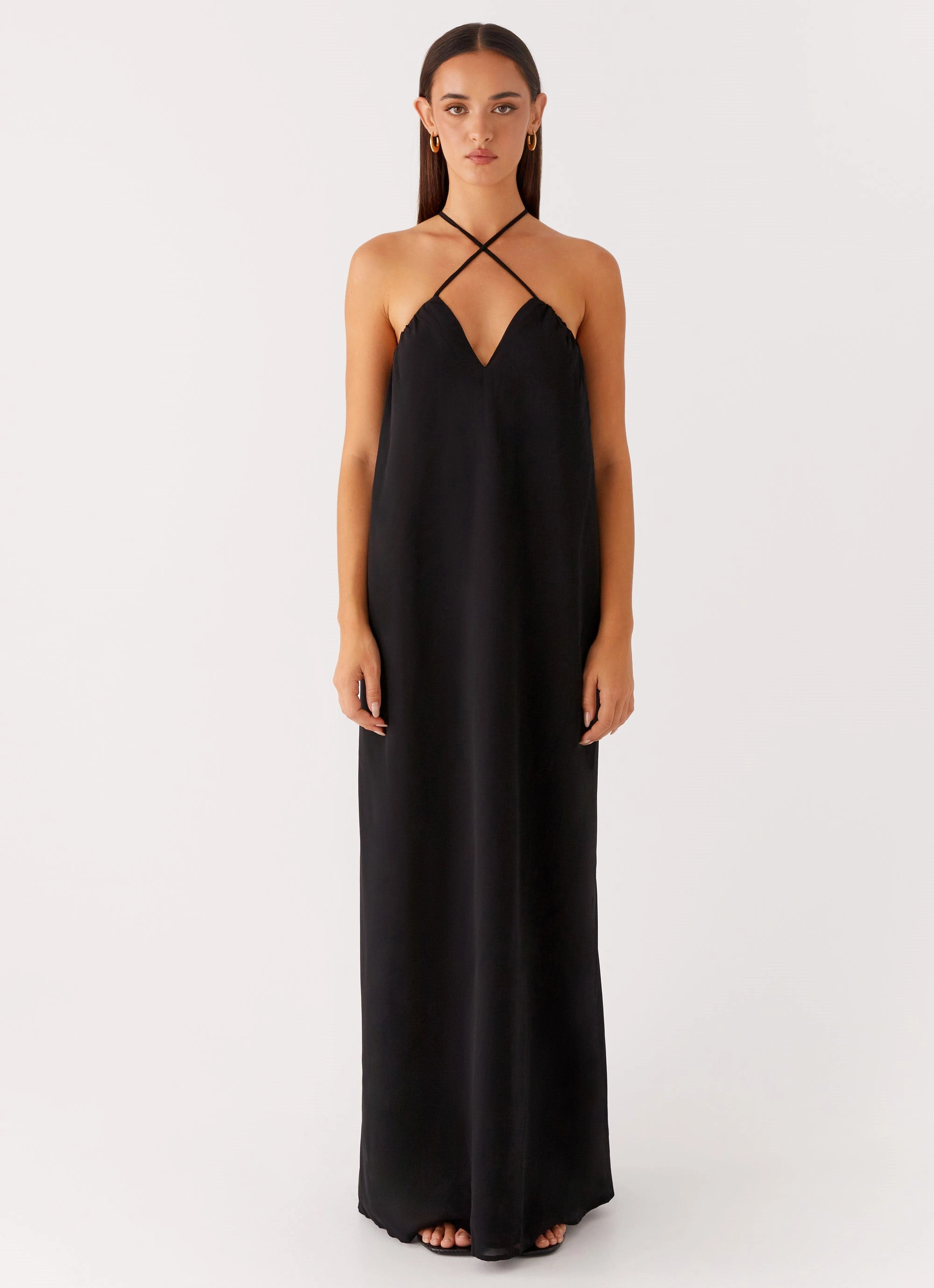 Polished Motion Saba Maxi Dress - Black