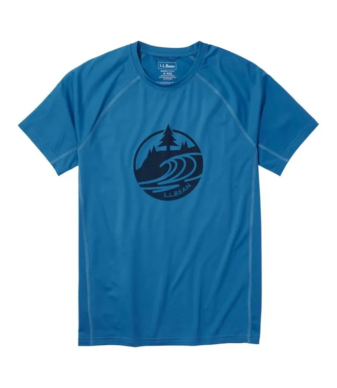 Swift River Cooling Sun Shirt Short-Sleeve Graphic Men's Regular Odor Control Fabric Weekend Casual