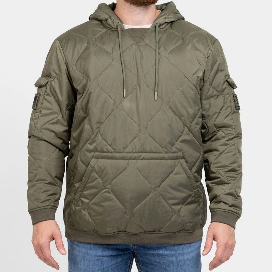 Tac Woobie Pullover Hoodie - Military Green Easy Layering