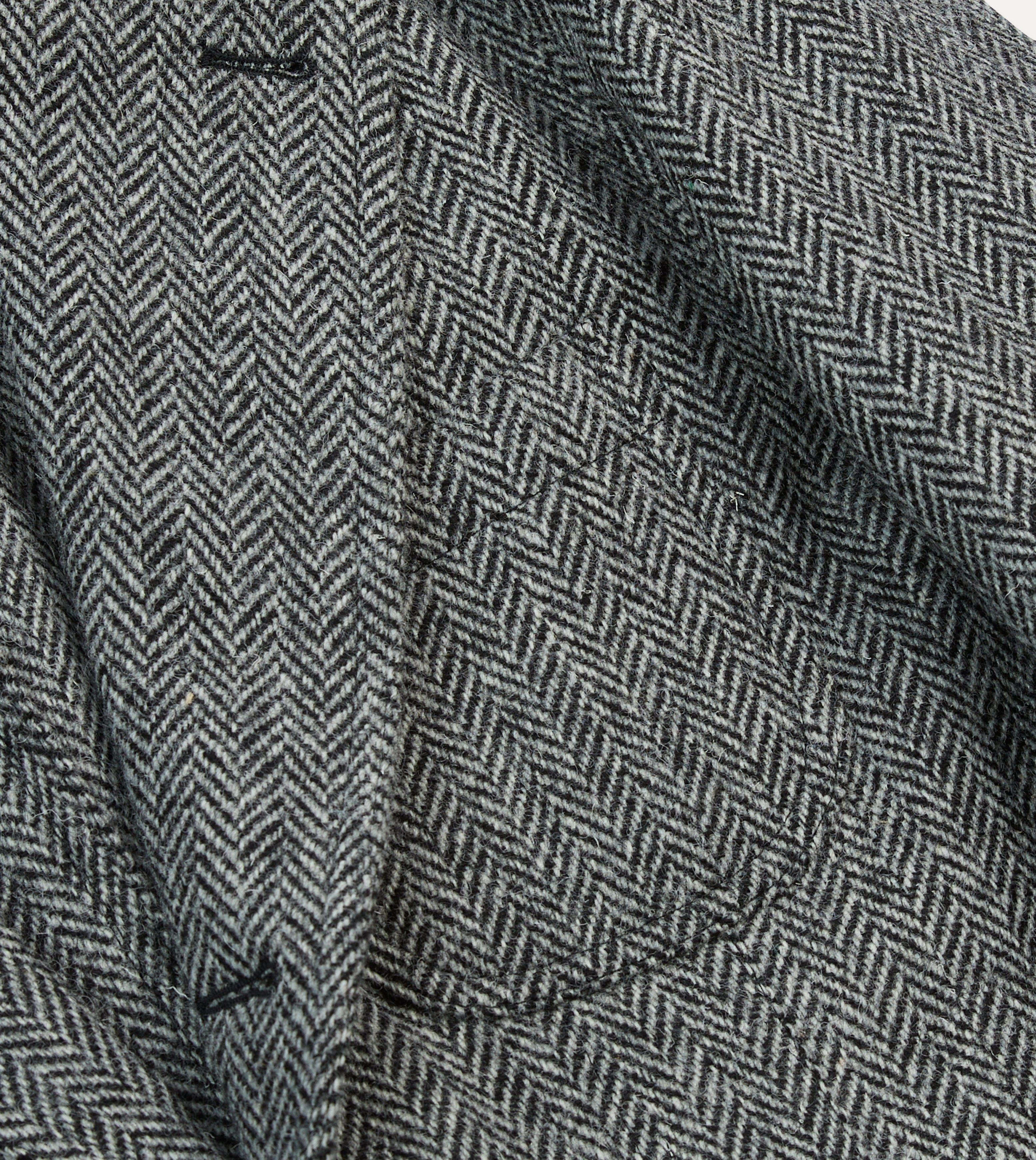 Trendy Layers Grey Herringbone Harris Tweed Games Blazer Mk. VII