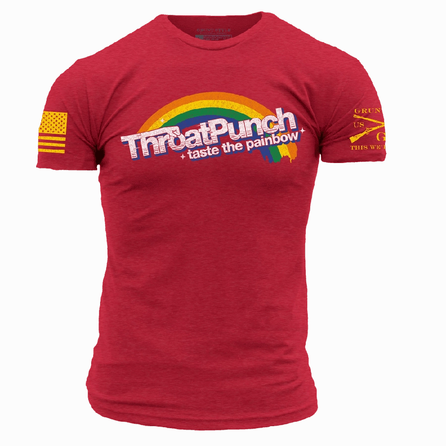 Fit For Comfort Taste The Painbow T-Shirt - Red