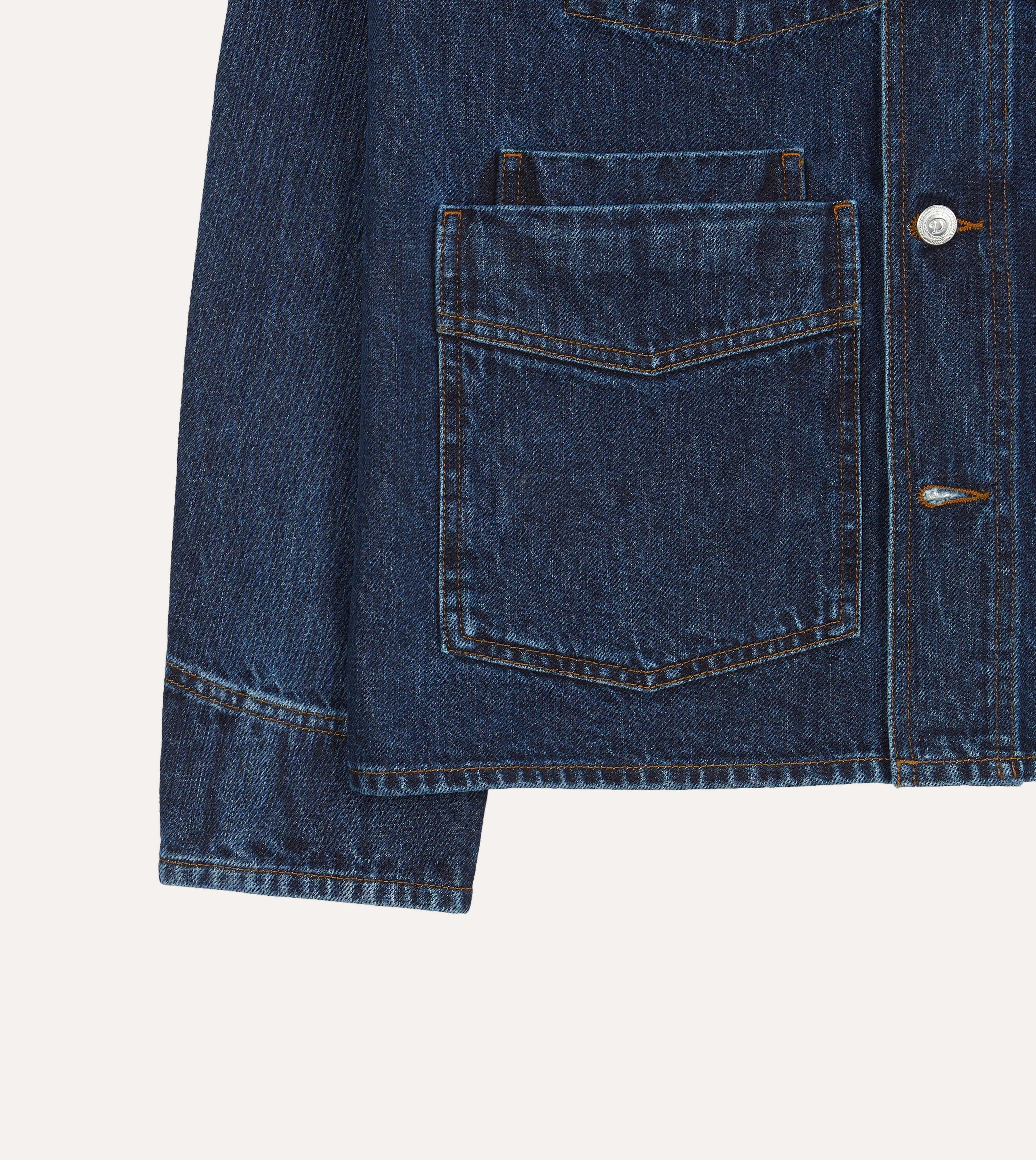 Stone Wash Denim Work Jacket Fresh Appeal