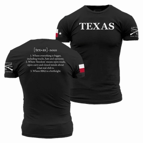 Effortless Fashion Fit For All Texas Defined Open Carry T-Shirt - Black