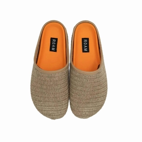 Women's Raffia Mule In Natural Multi   Purpose Sustainable Material