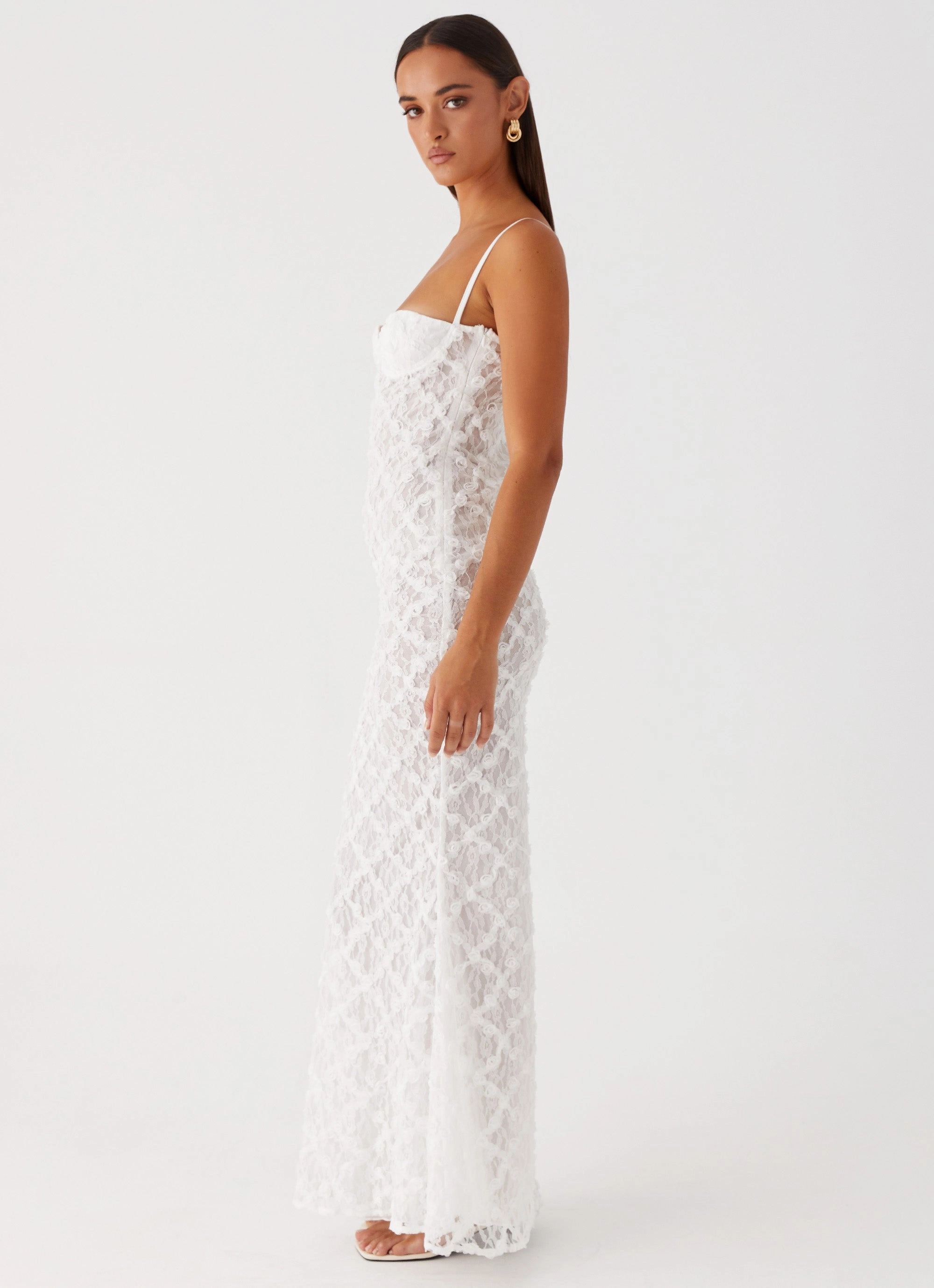 That Girl Maxi Dress - White Classic wrap dress Romantic Hour