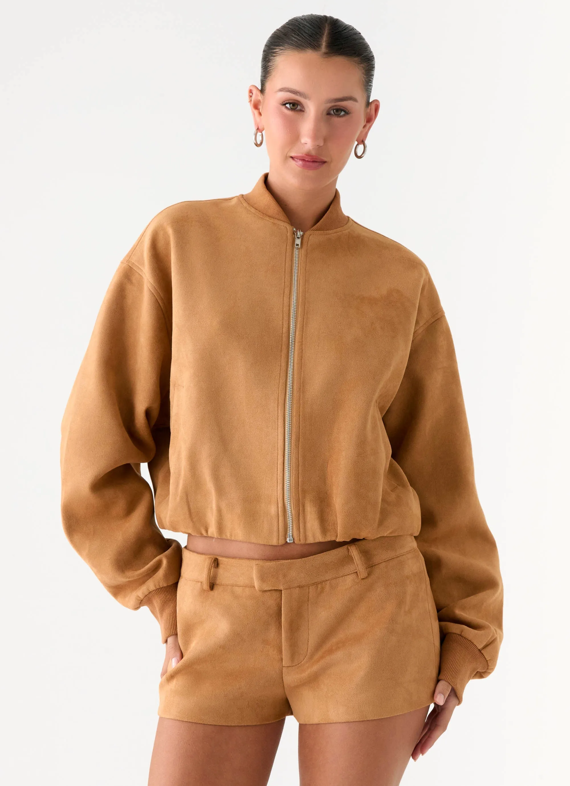 Opinion Secure Closures Thats Chill Bomber Jacket - Brown