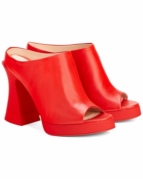 AGL Janis Mule Leather Mule Strappy Design