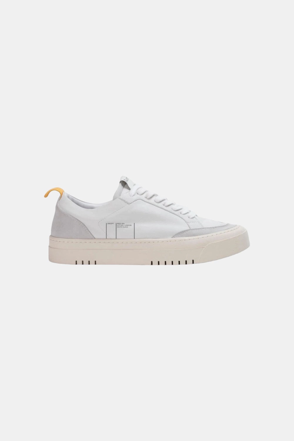 Oncept London Sneakers in White Retro design