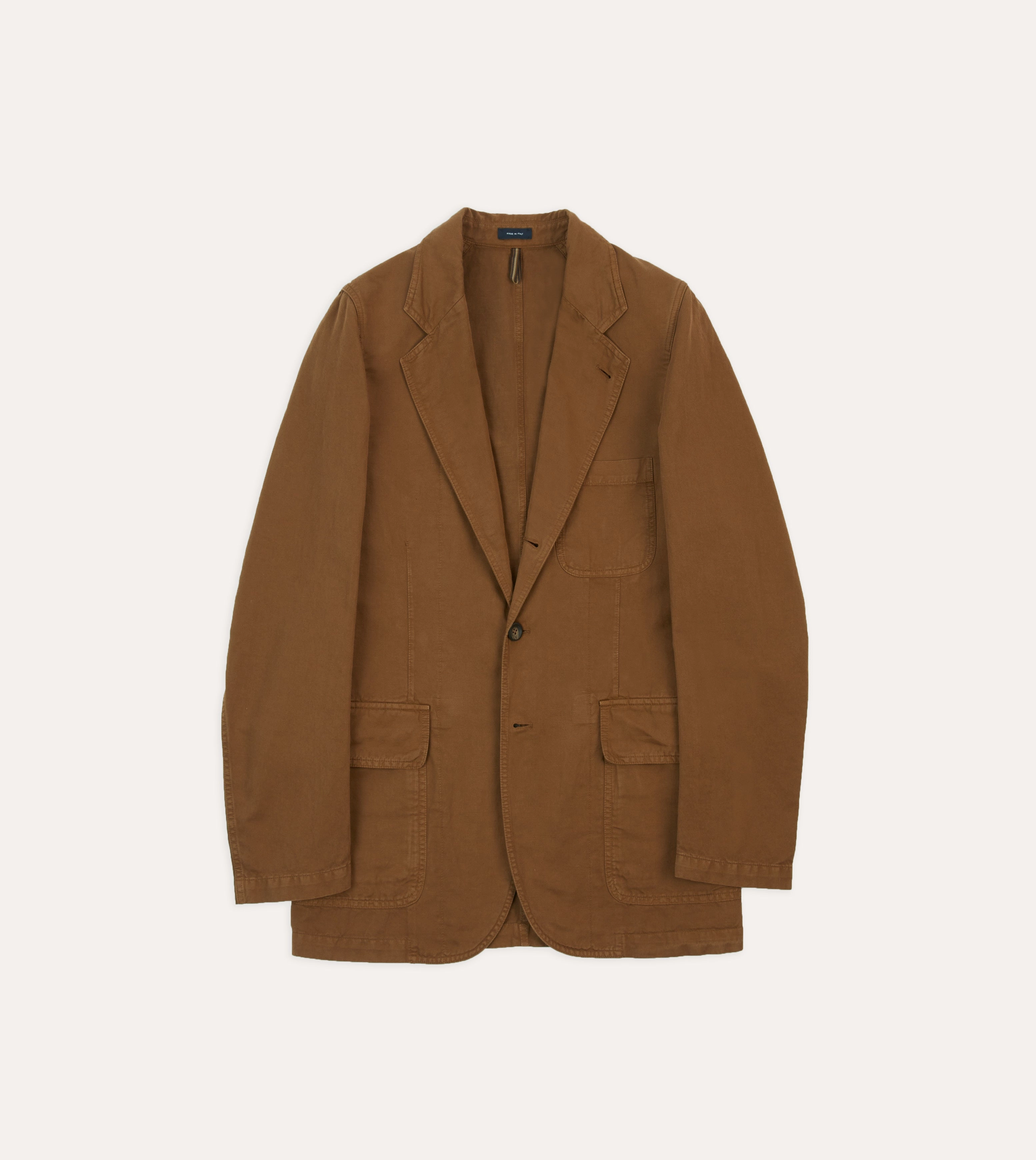 Comfort Wear Tobacco Cotton Linen Games Blazer Mk. I