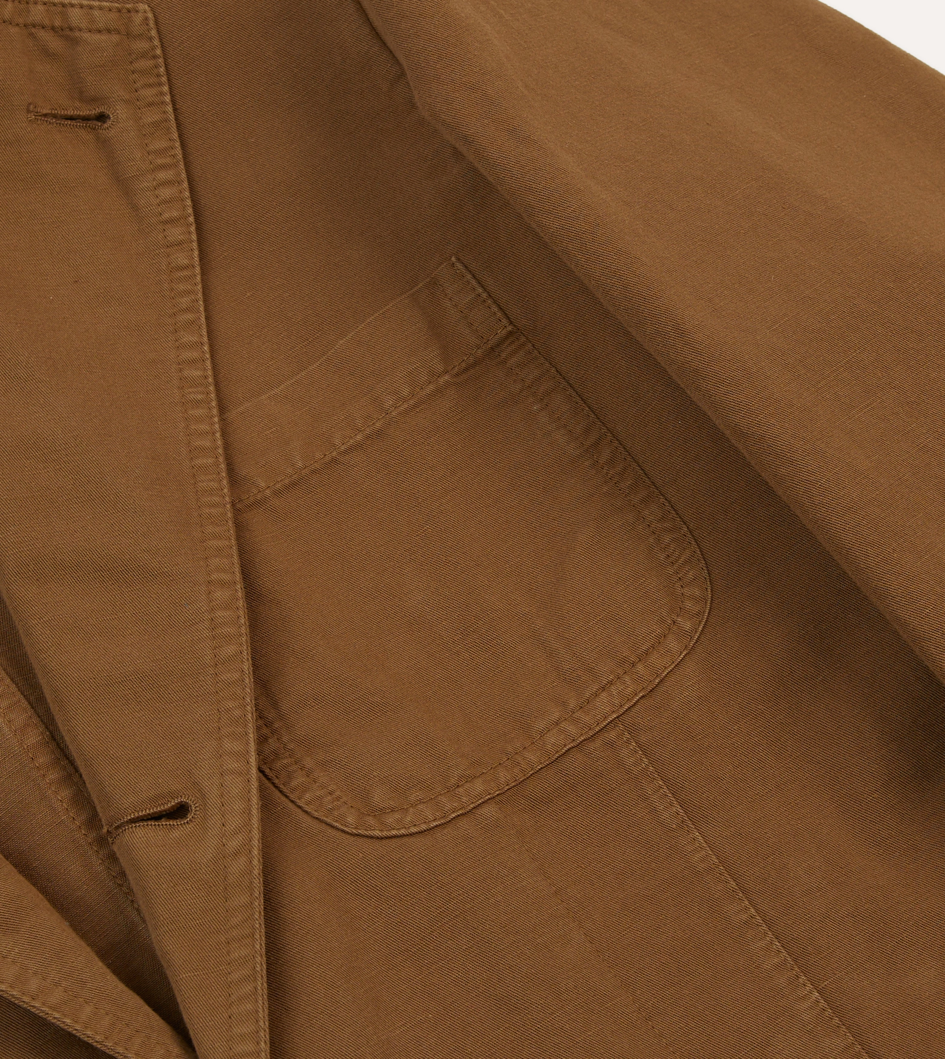 Chilly Day Wear Fashionable Fit Tobacco Cotton Linen Games Blazer Mk. I