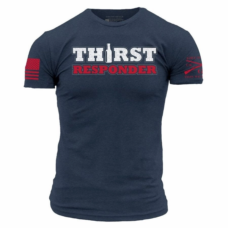 Thirst Responder T-Shirt - Midnight Navy Casual Comfort Wear EasyCare Fabric