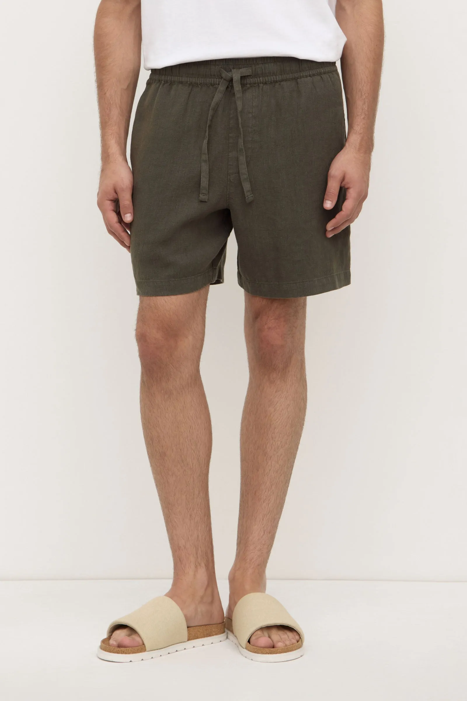 Beach Ready Shorts Stretch Design Tide Linen Short