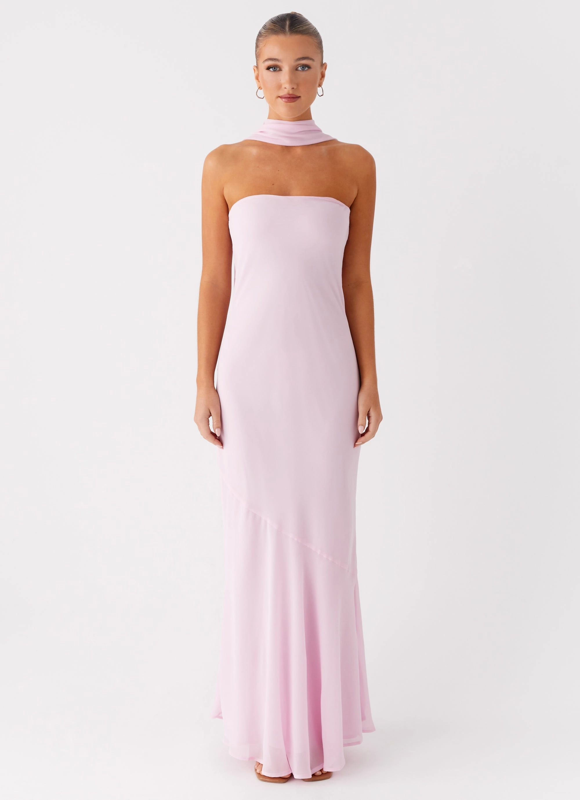 Formal Outfit Weekend Chic Under The Pagoda Maxi Dress - Pink