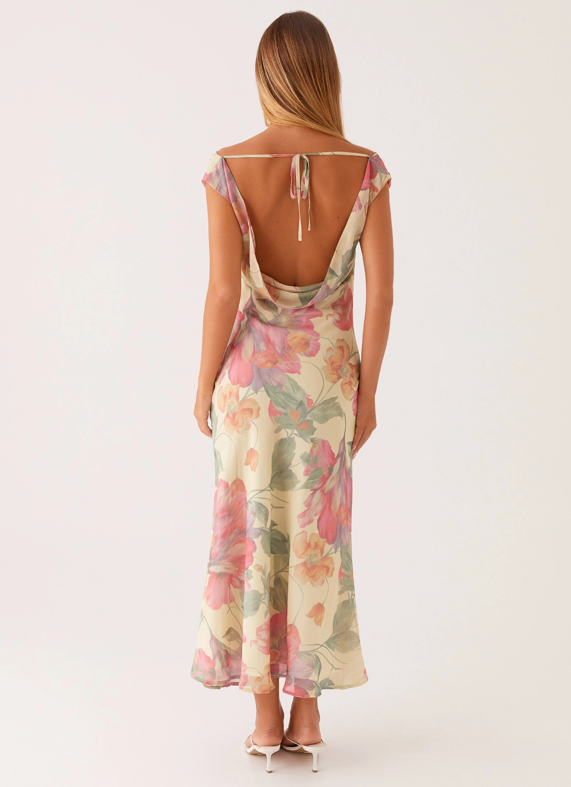 Layering Piece Role Model Maxi Dress - Yellow Peony
