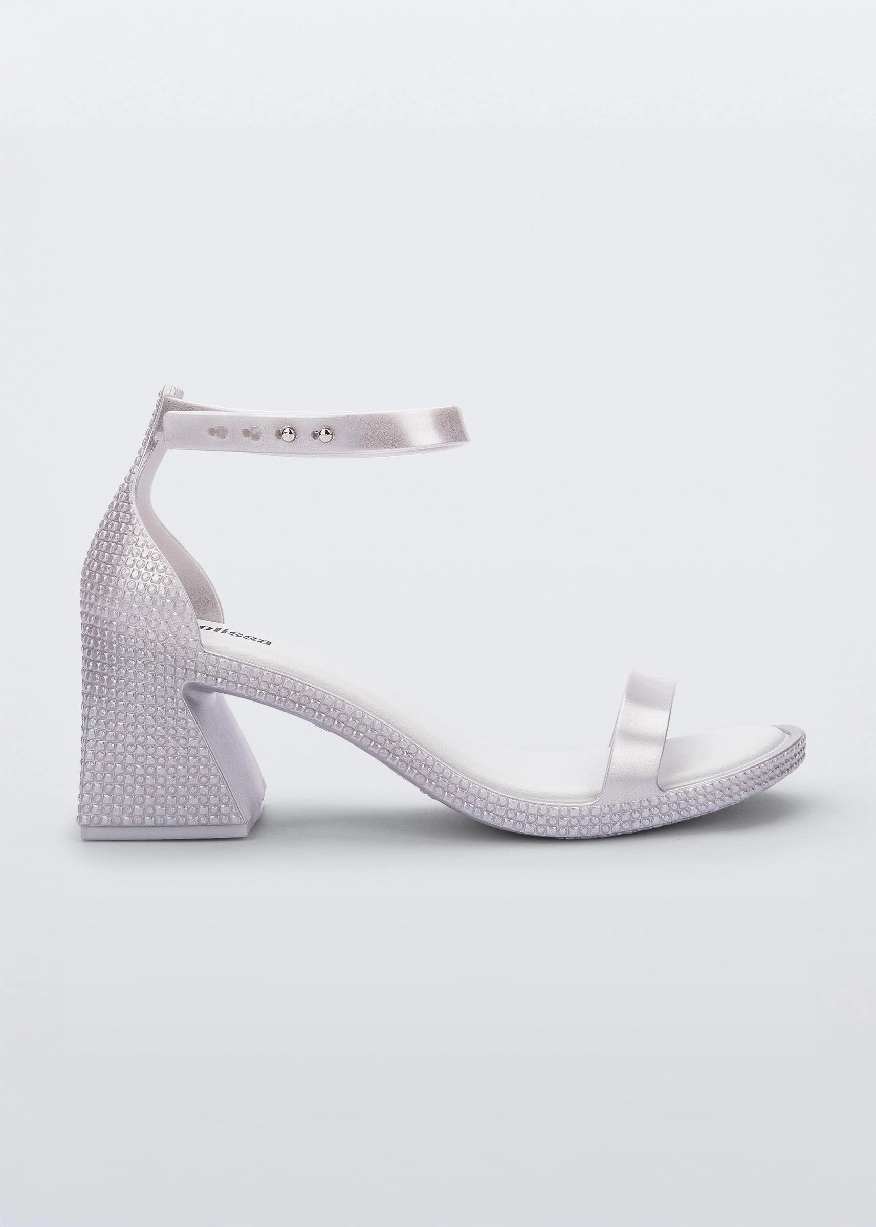 Dynamic Feel Lux Heel - Metallic Silver/White