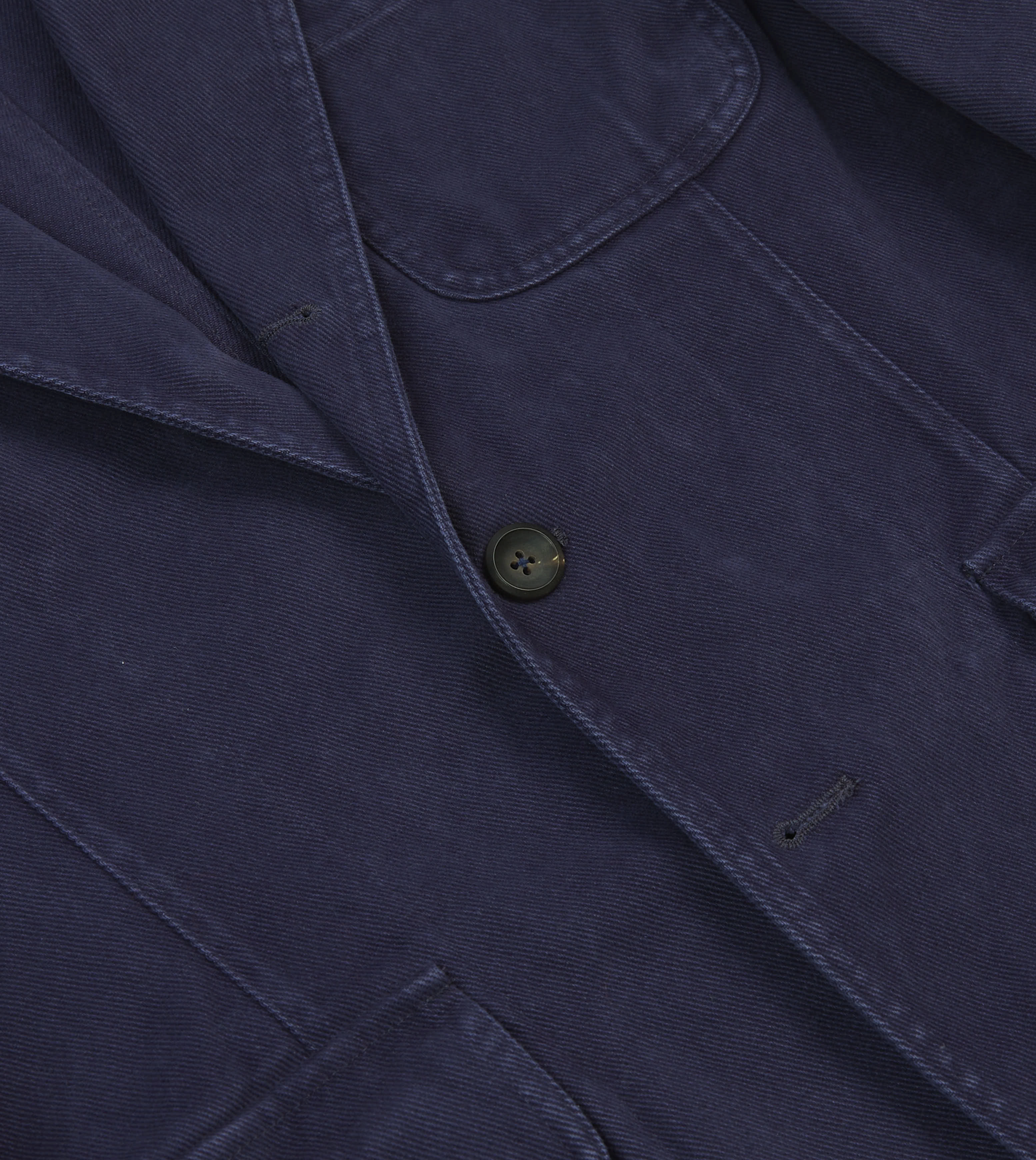Indigo Heavy Cotton Twill Games Blazer Mk. I Classy Appeal