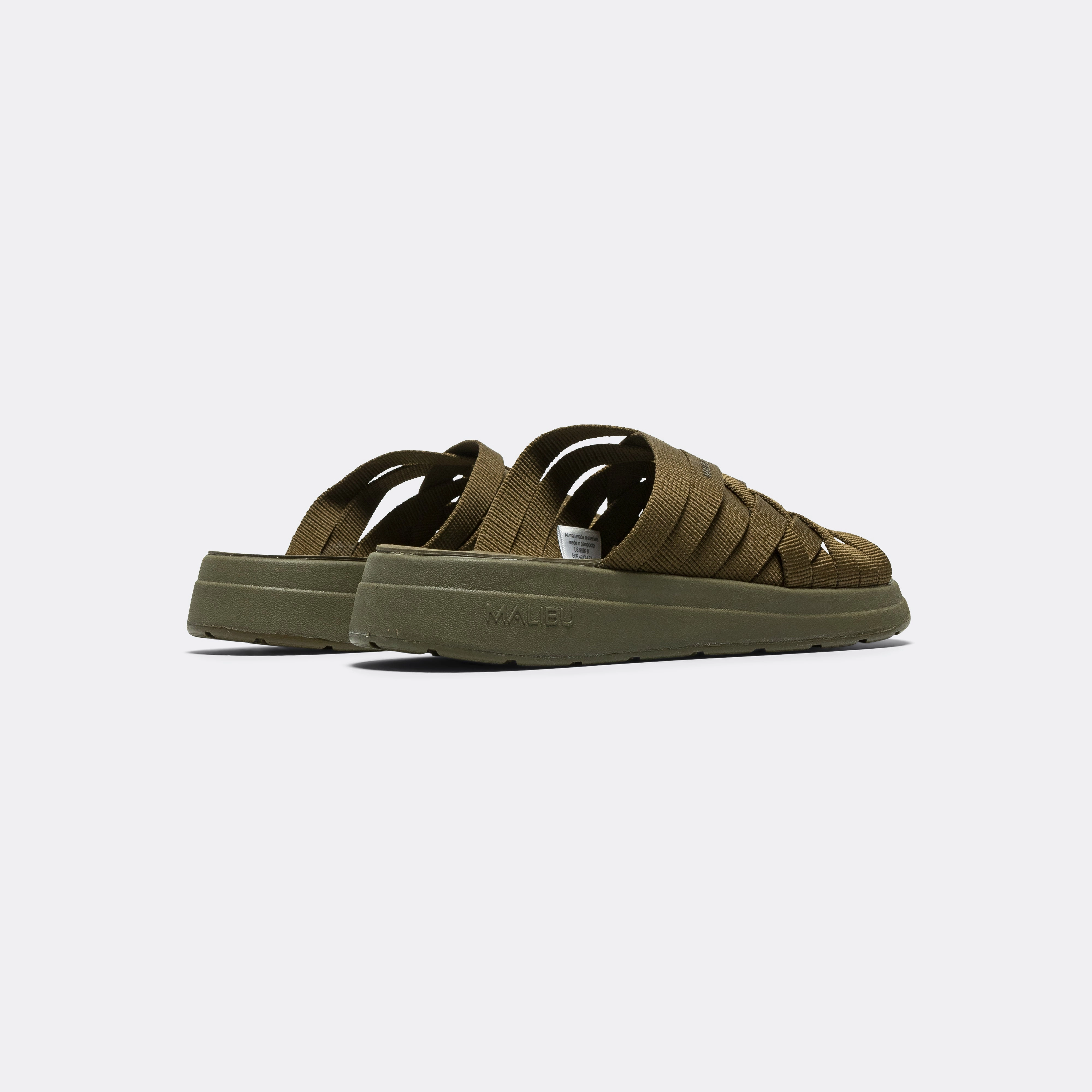 Odor control Sandal Add Ons Zuma - Olive/Olive