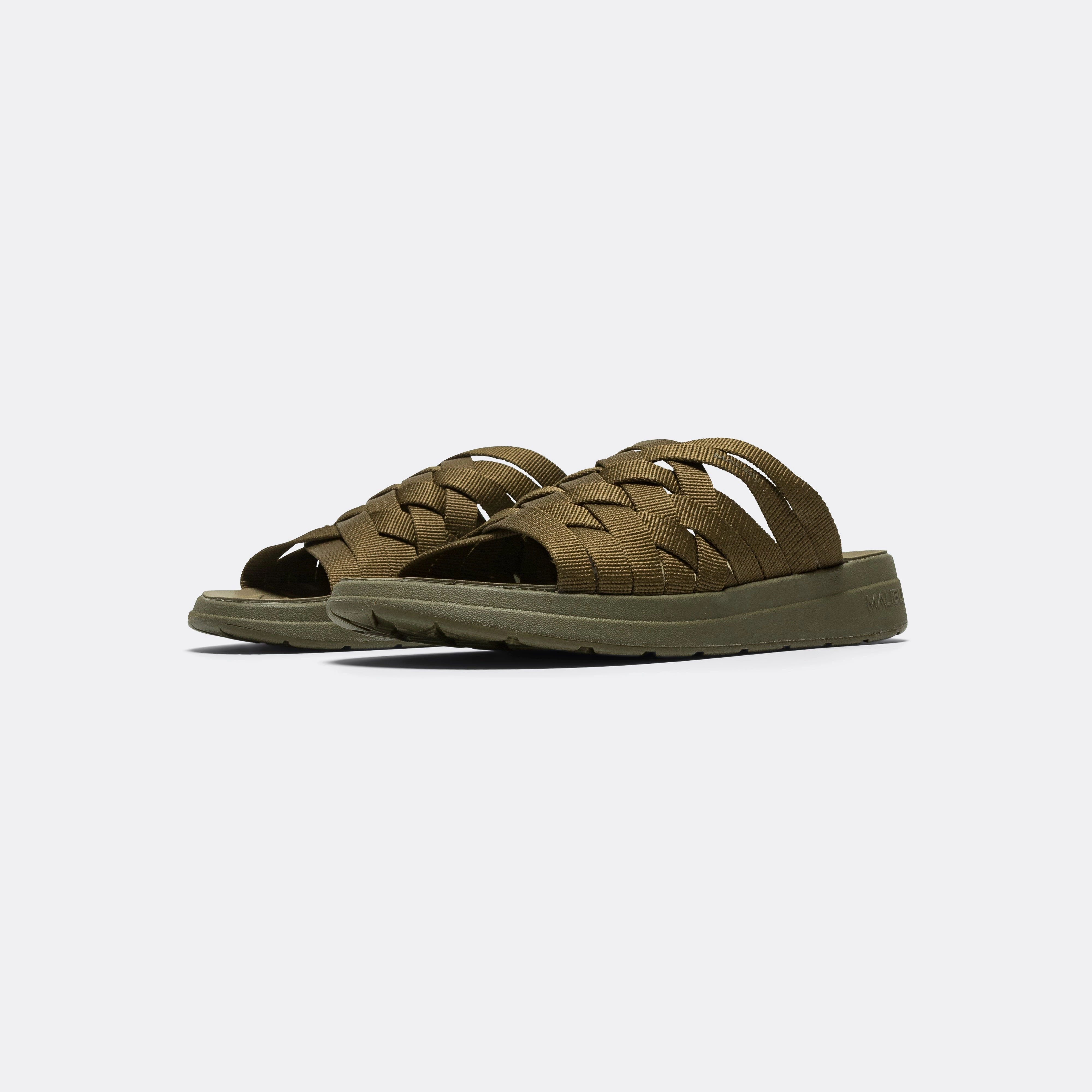 Toe Post Gel Cushioning Zuma - Olive/Olive