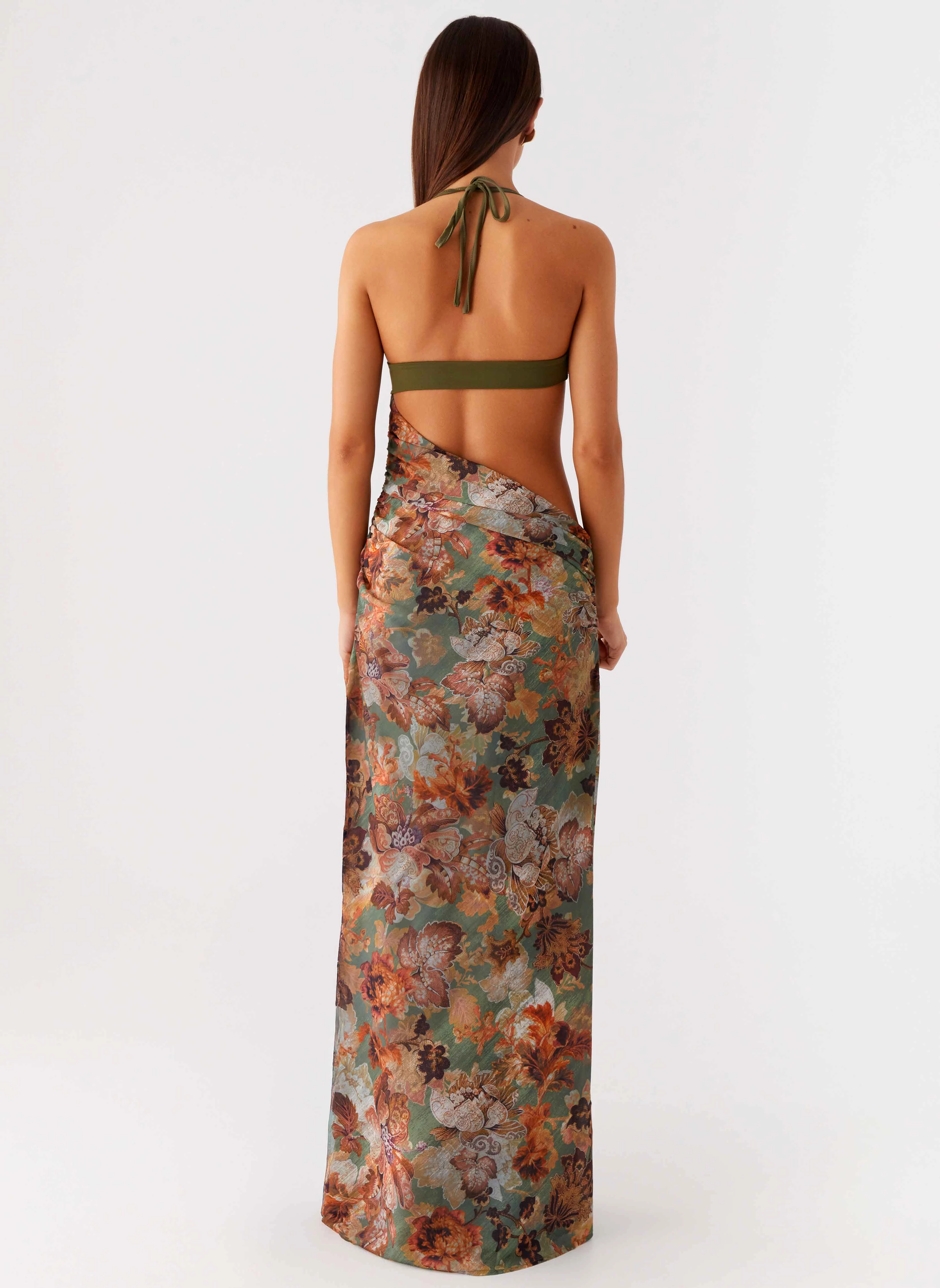 PlushLining Floral Comfort Overgrown Maxi Dress - Vintage Blossom