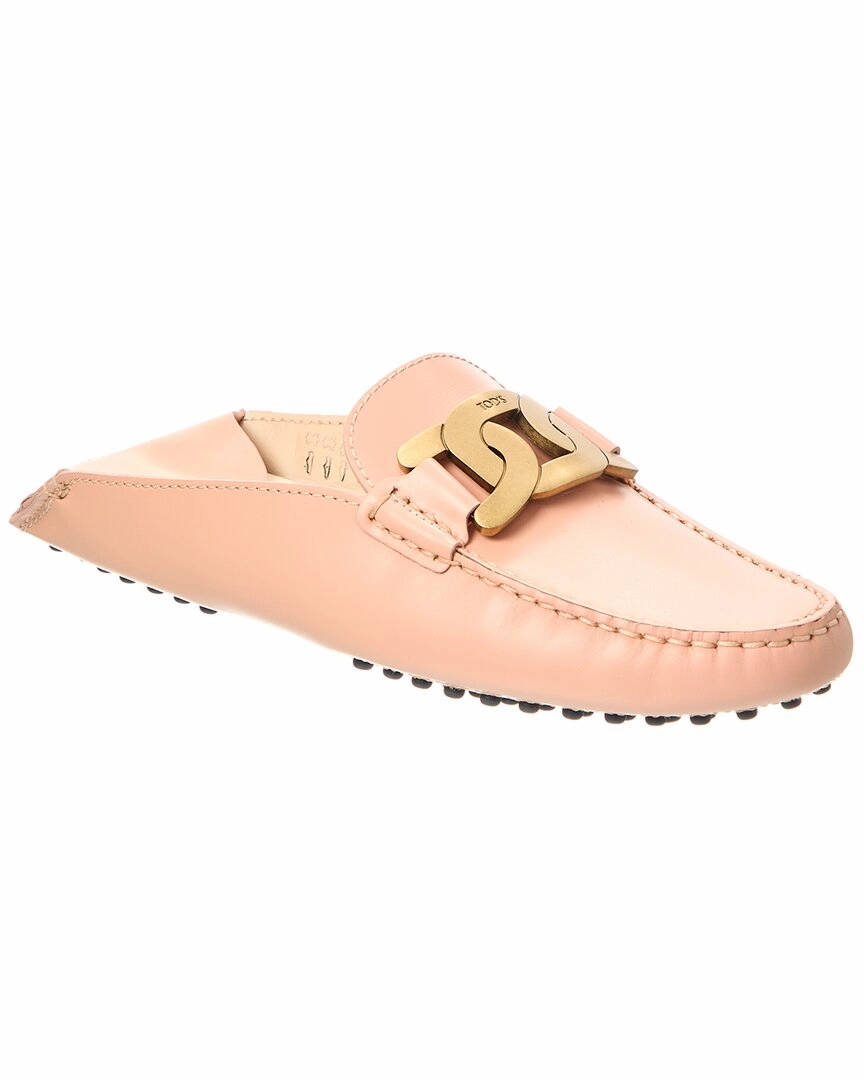 TOD??s Gommini Leather Mule Abrasion resistant