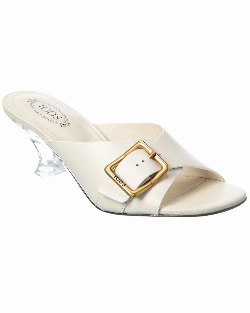 Walking Elastic Collar TOD??s Leather Mule