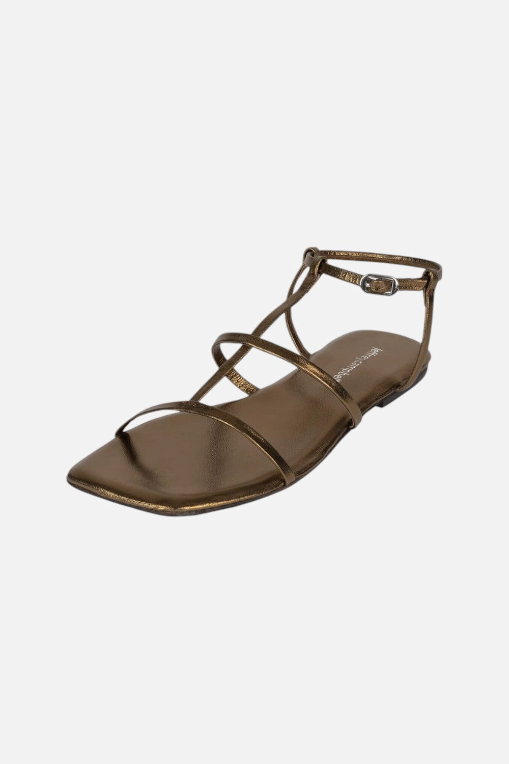 Cozy Step Instant Comfort Footwear Jeffrey Campbell Corinth Sandals in Bronze Metallic
