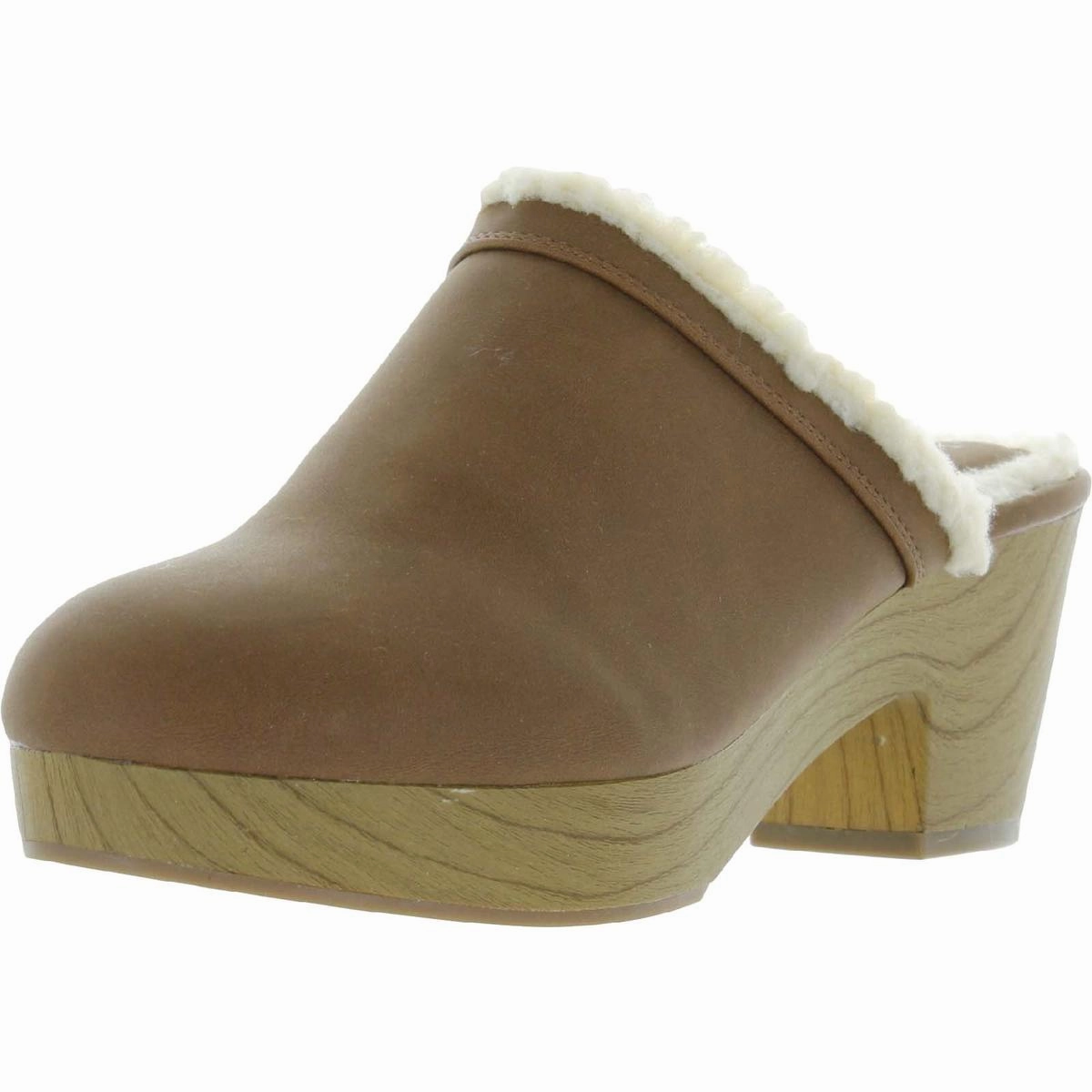 Tooma Womens Slides Heel Mules Flexible Straps