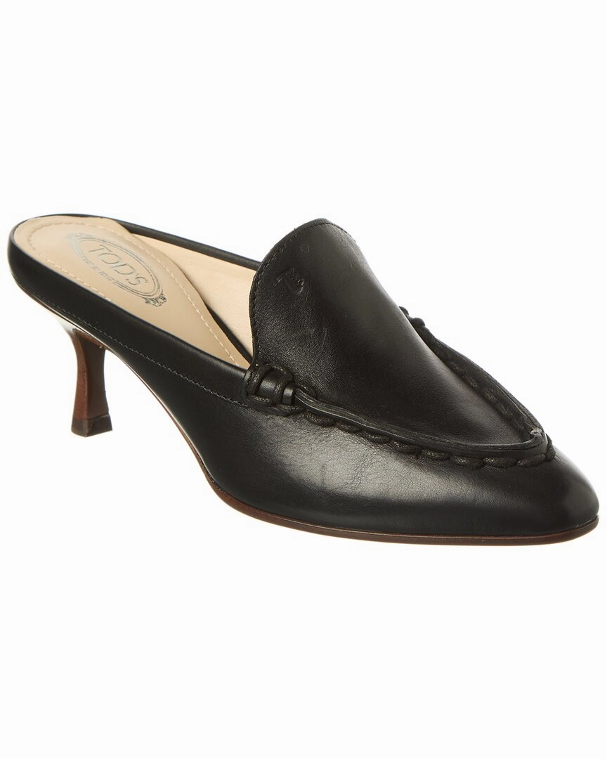 Durable Material Comfort Balance TOD??s Leather Mule