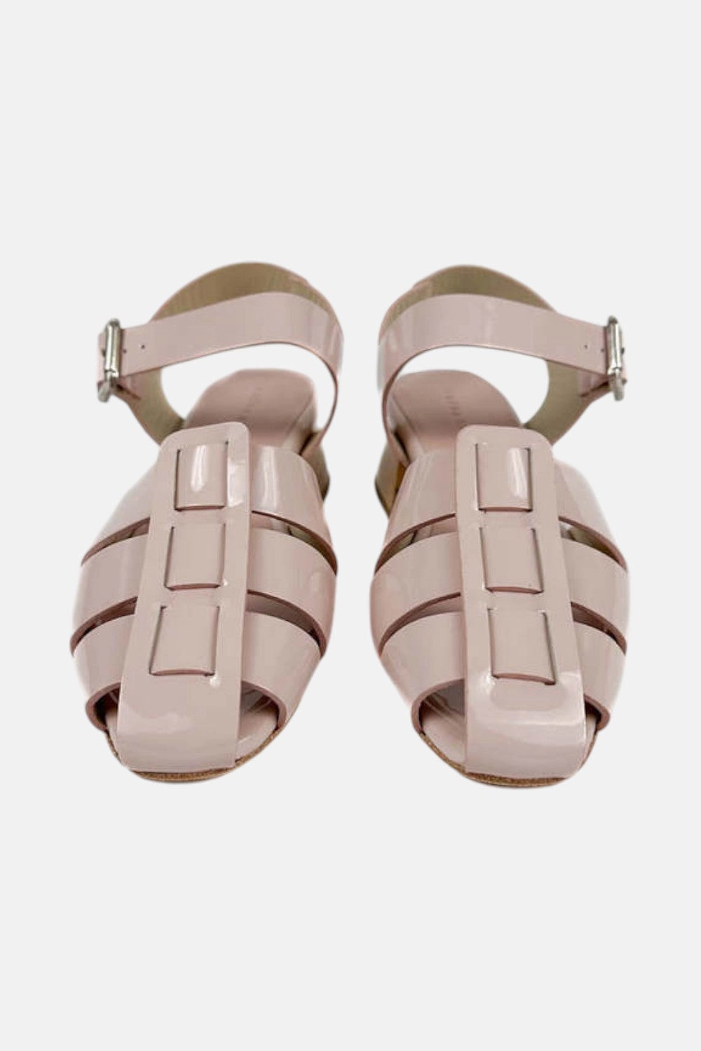 Walking Freda Salvador Hattie Fisherman Mid-heel Sandals in Ballet Pink