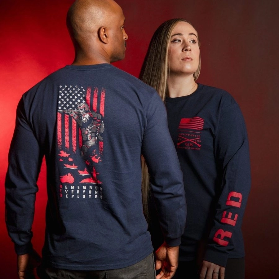 RED Friday Long Sleeve - Navy Adjustable