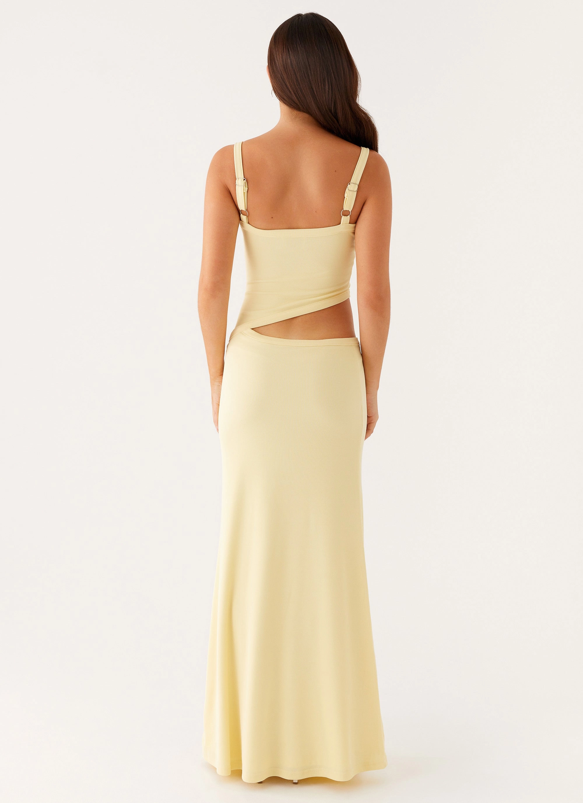 Jocelyn Maxi Dress - Yellow Light Cloud
