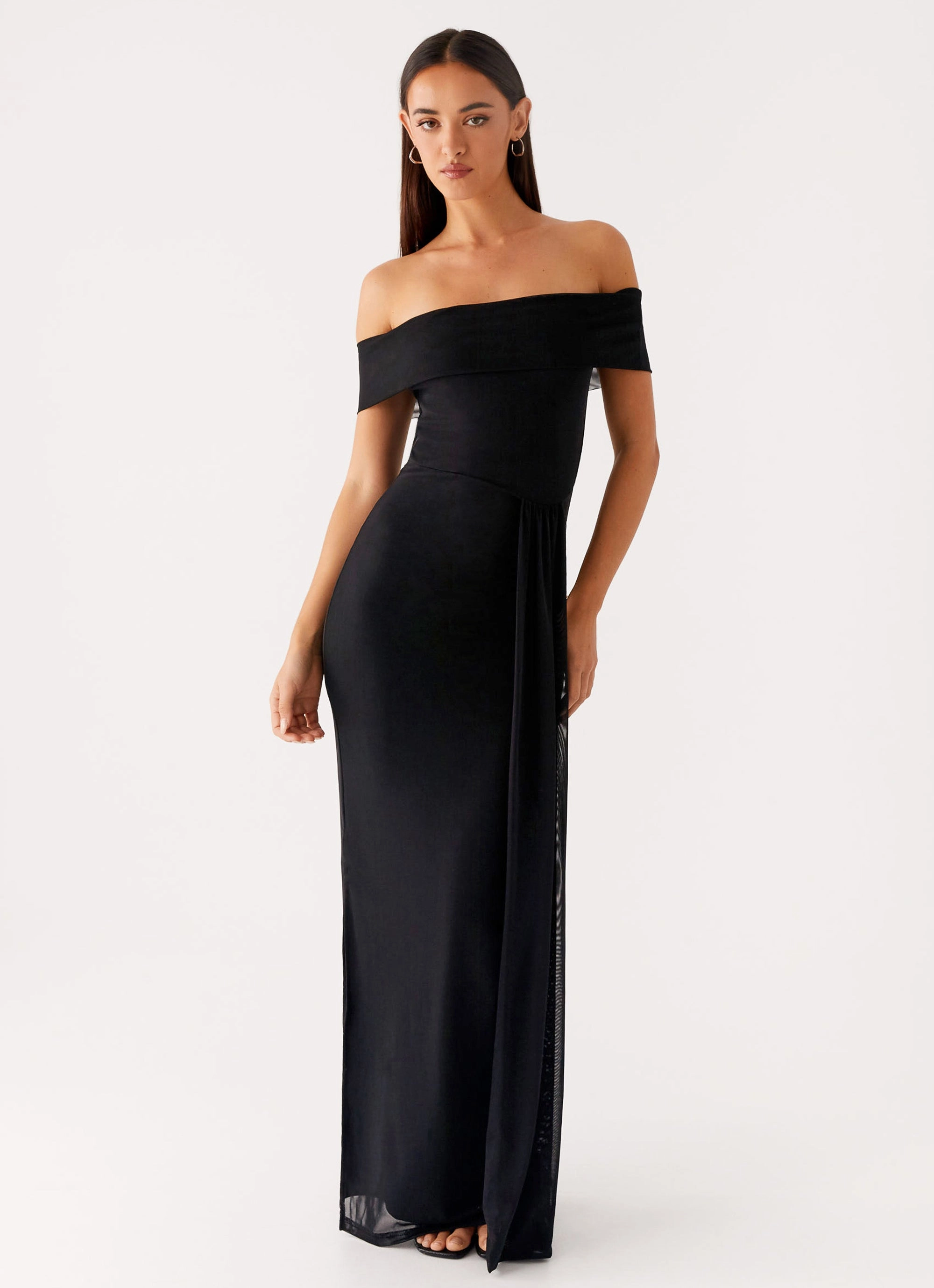 Aileen Maxi Dress - Black Trendy Wearable