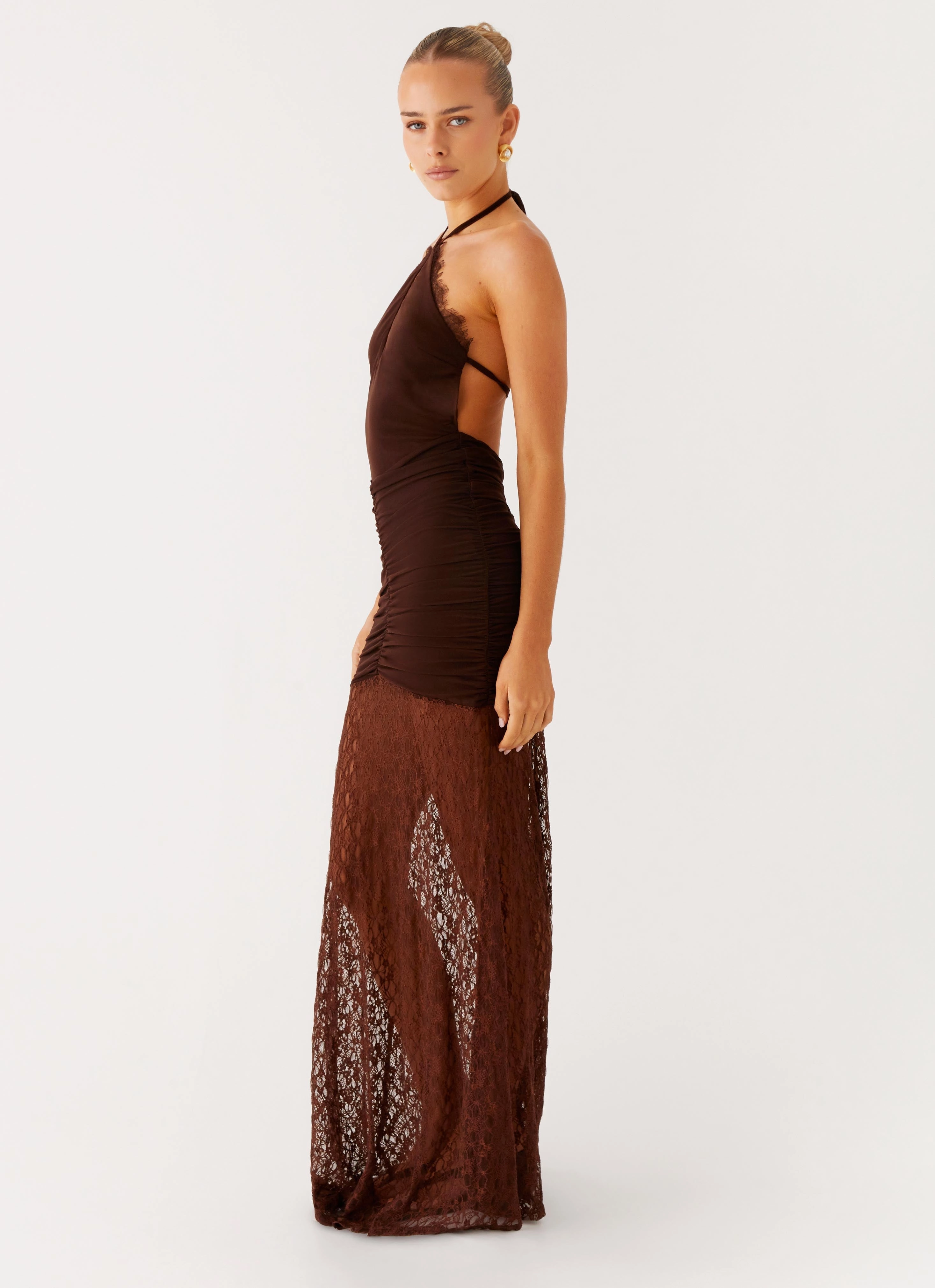 Pure Fit Somber Maxi Dress - Chocolate