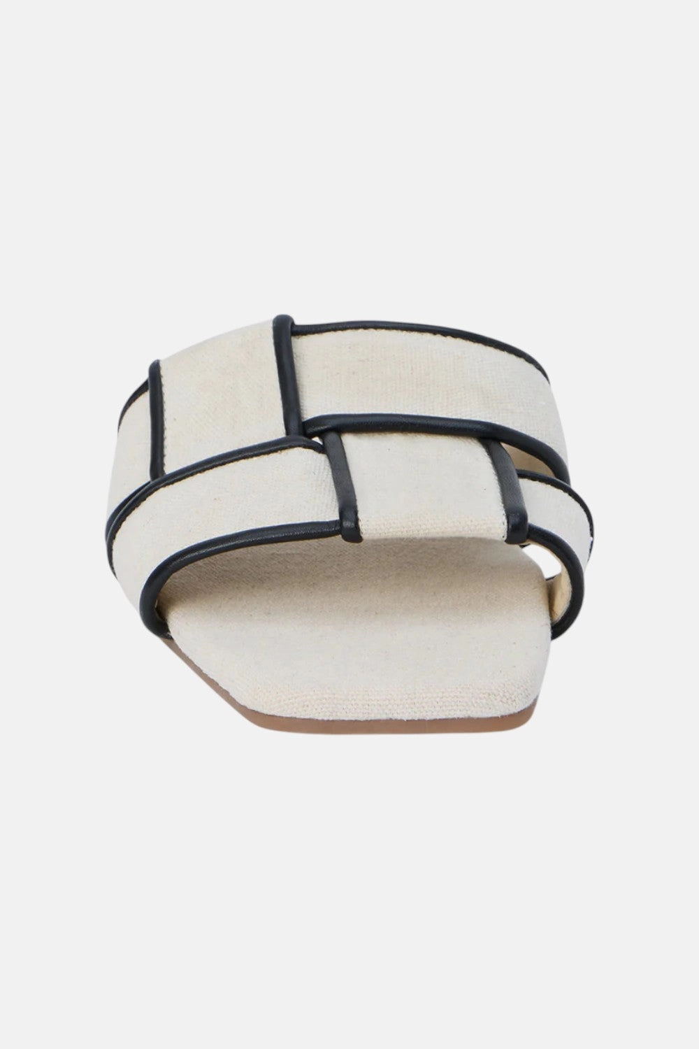 Matisse Biscayne Slide Sandal in Natural Heel Support Sweat Wicking